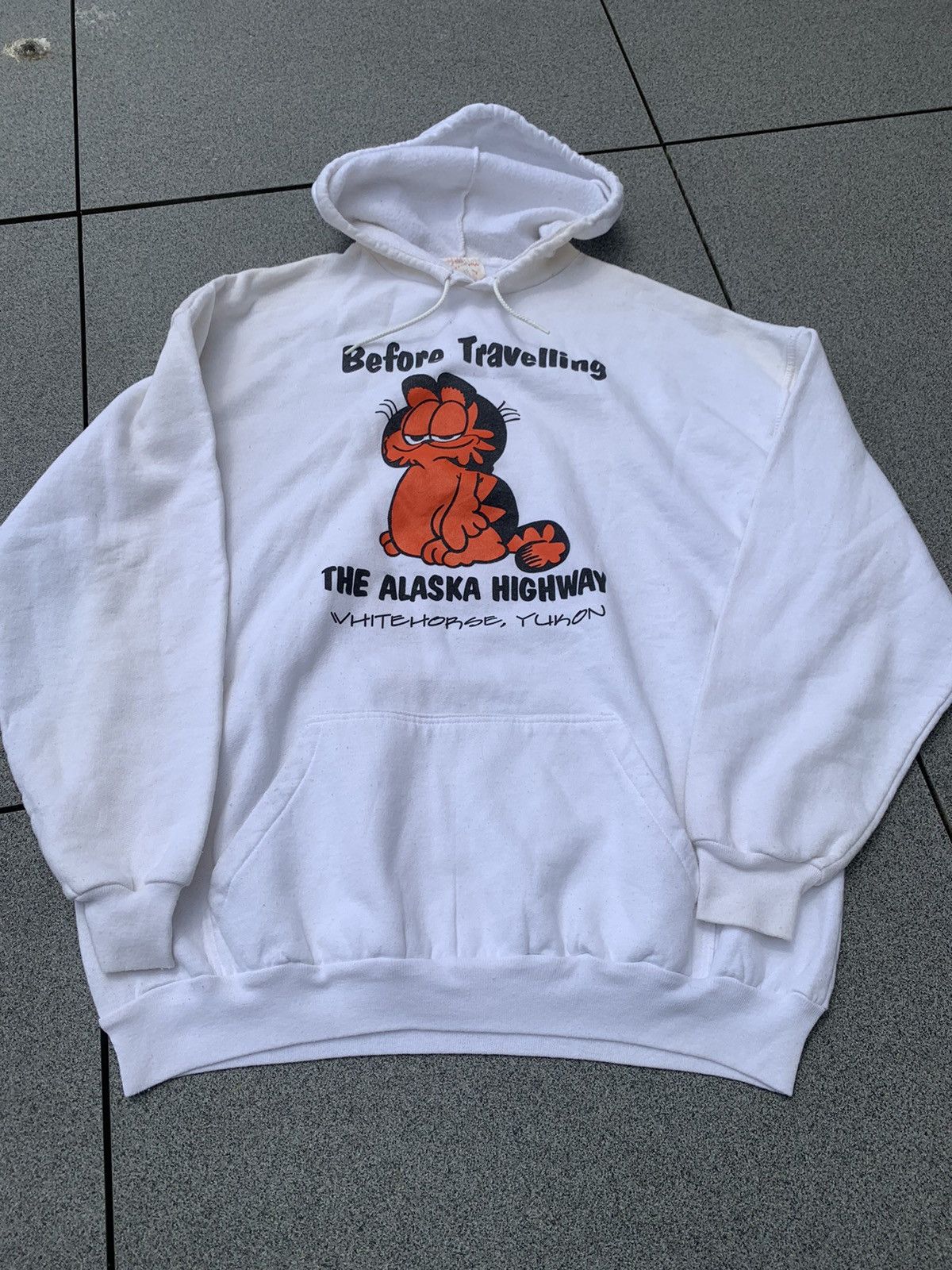 Other 1980’s Alaska Highway Garfield Humor Hoodie Before After Size US L / EU 52-54 / 3 - 1 Thumbnail