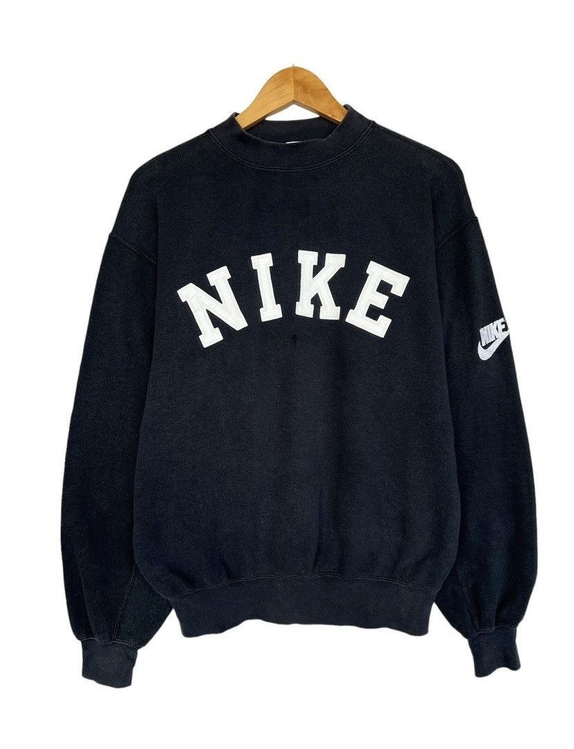 Nike × Vintage Vintage Nike Crewneck - Navy / Size: Medium Size US M / EU 48-50 / 2 - 1 Thumbnail