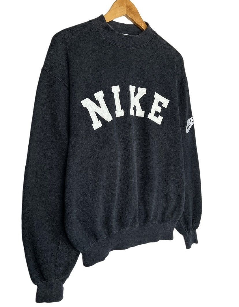 Nike × Vintage Vintage Nike Crewneck - Navy / Size: Medium Size US M / EU 48-50 / 2 - 2 Thumbnail