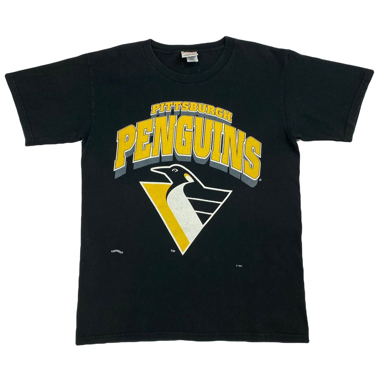 NHL Vintage Pittsburgh Penguins T-Shirt Size L Nutmeg 90s Size US M / EU 48-50 / 2 - 1 Thumbnail