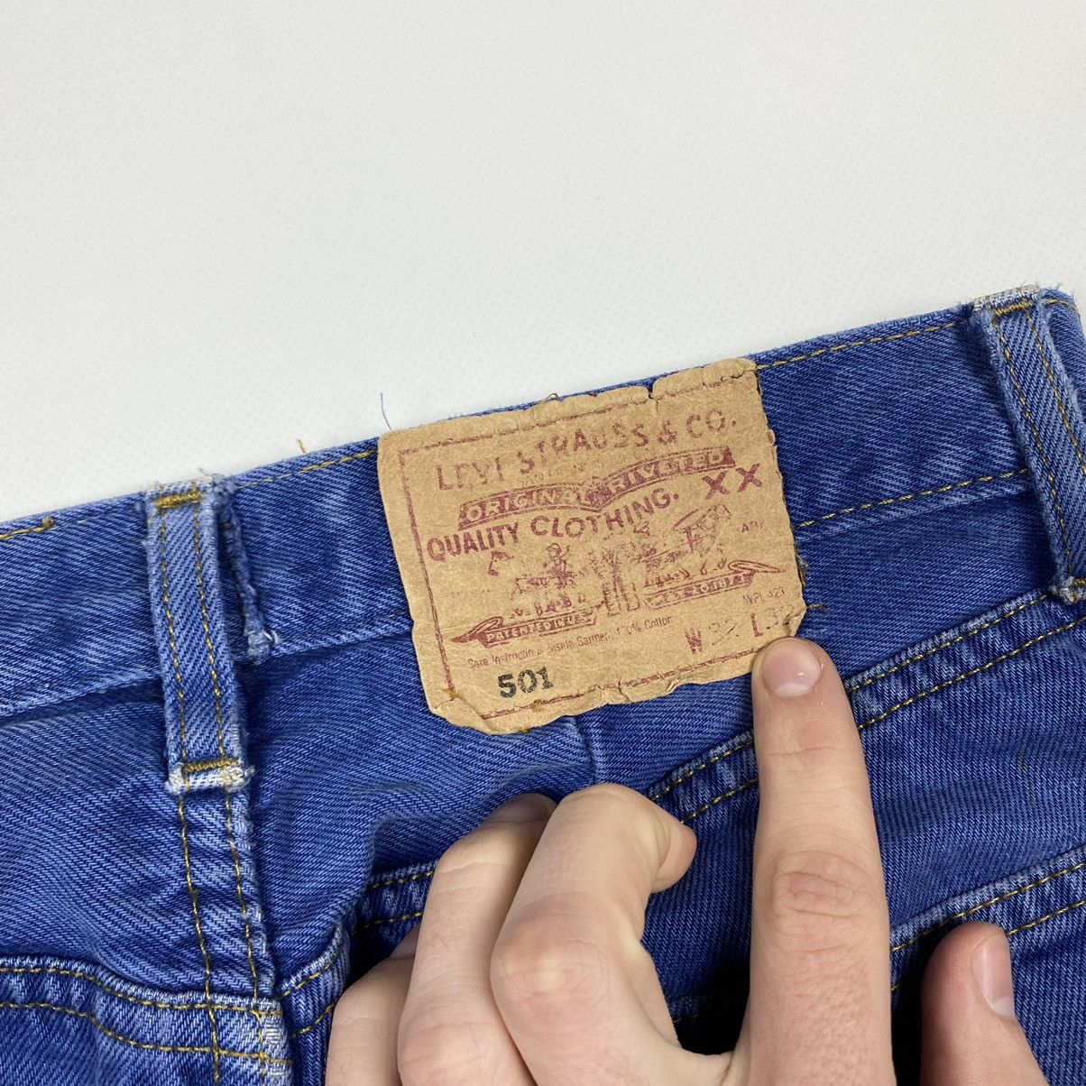 Levi's Vintage Levis 501 Denim Pants 1of1 Custom Size US 32 / EU 48 - 15 Thumbnail