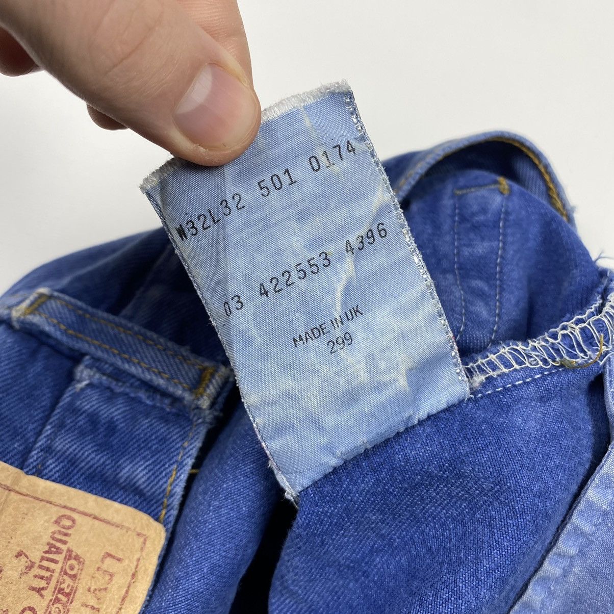 Levi's Vintage Levis 501 Denim Pants 1of1 Custom Size US 32 / EU 48 - 12 Thumbnail
