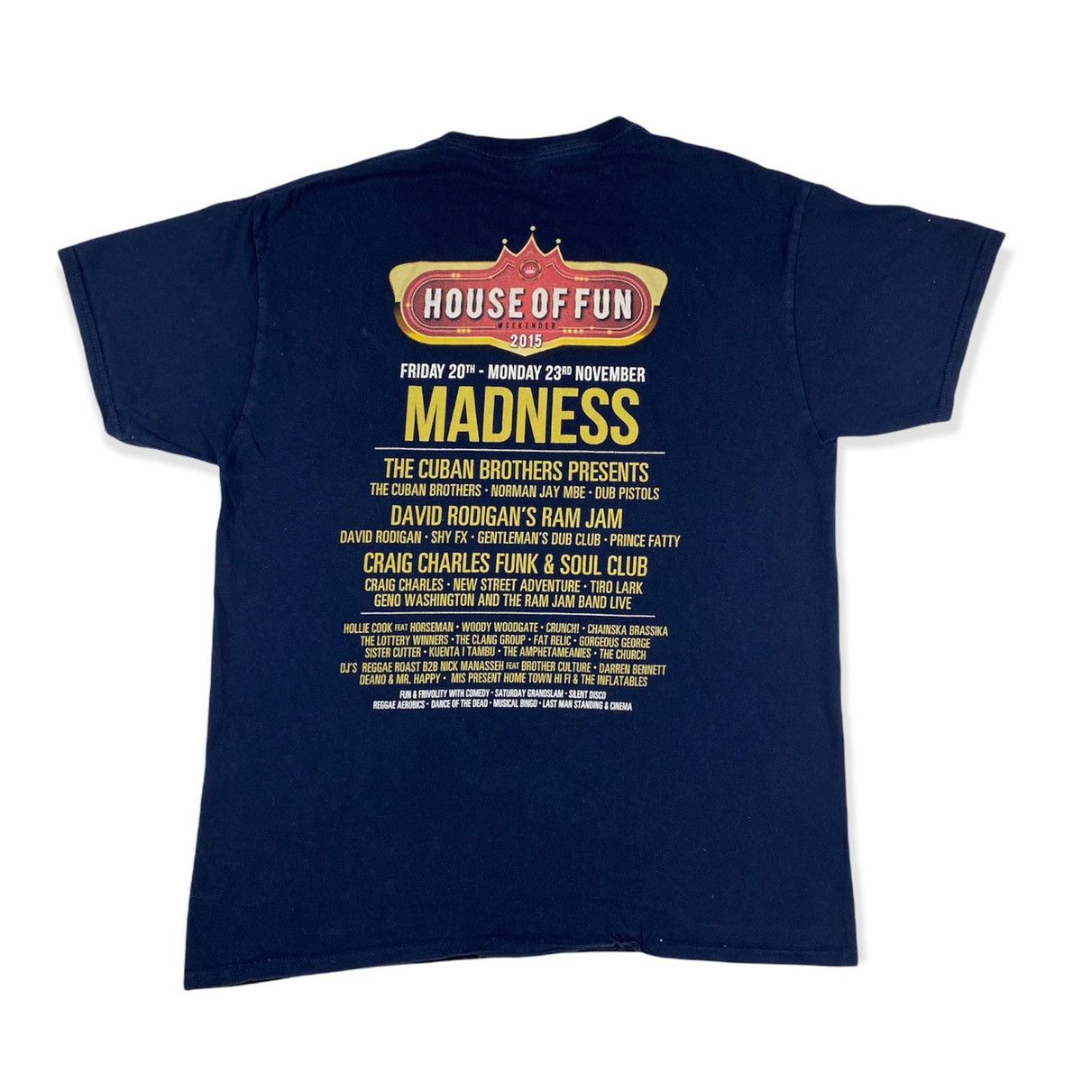 Band Tees Rare! Madness T Shirt House Of Fun Rock Tour Tee Size US L / EU 52-54 / 3 - 2 Thumbnail