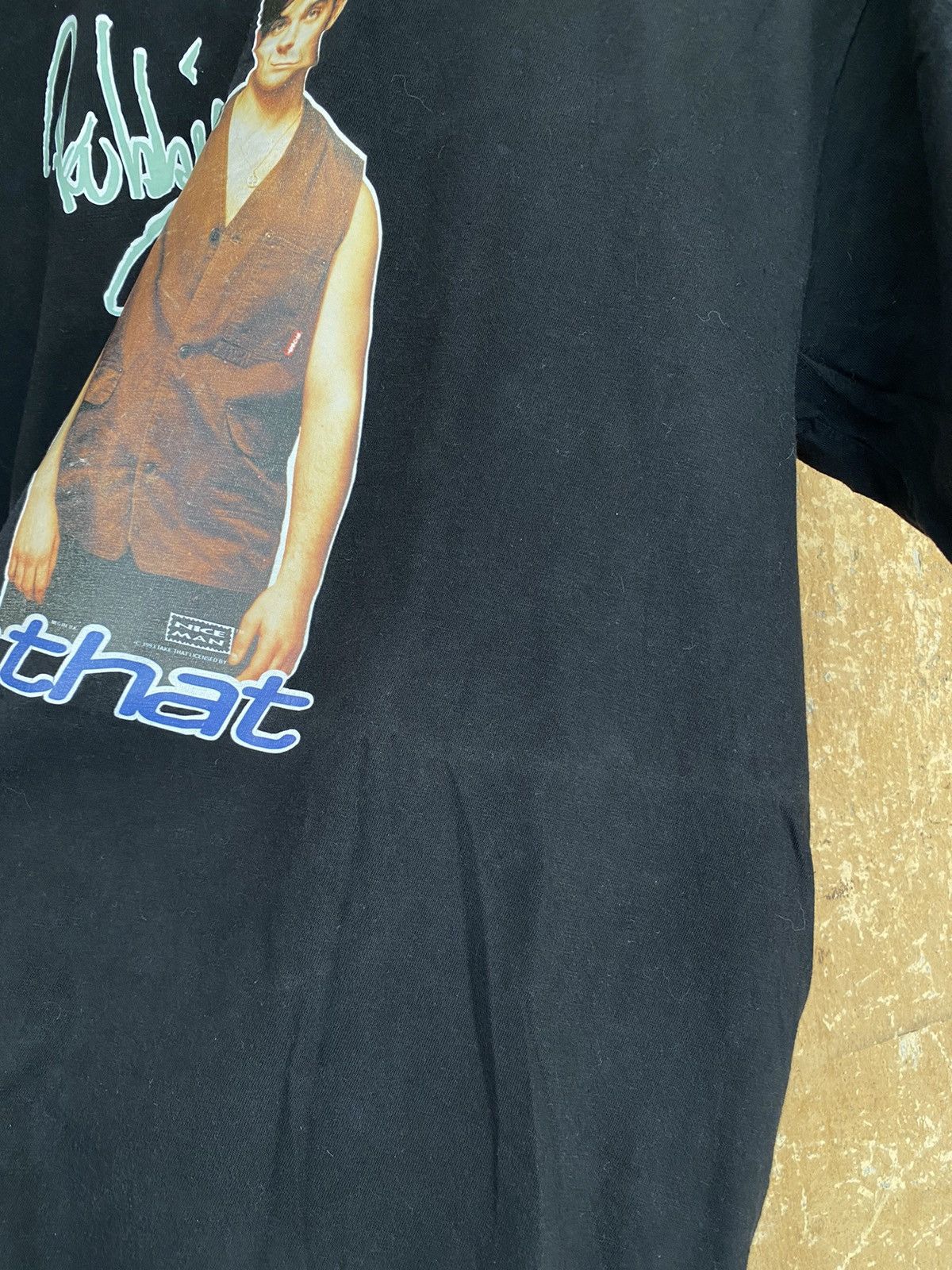 Vintage 1993 Vintage Take That Nice Man T Shirt Movie tee Size US L / EU 52-54 / 3 - 8 Thumbnail