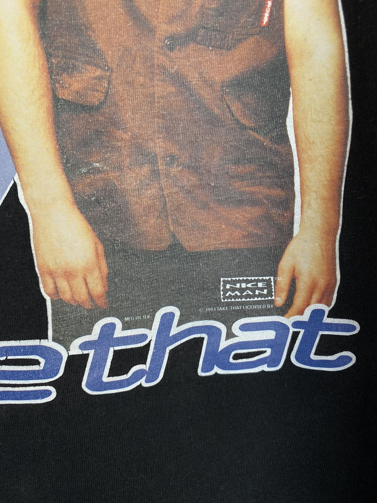Vintage 1993 Vintage Take That Nice Man T Shirt Movie tee Size US L / EU 52-54 / 3 - 5 Thumbnail