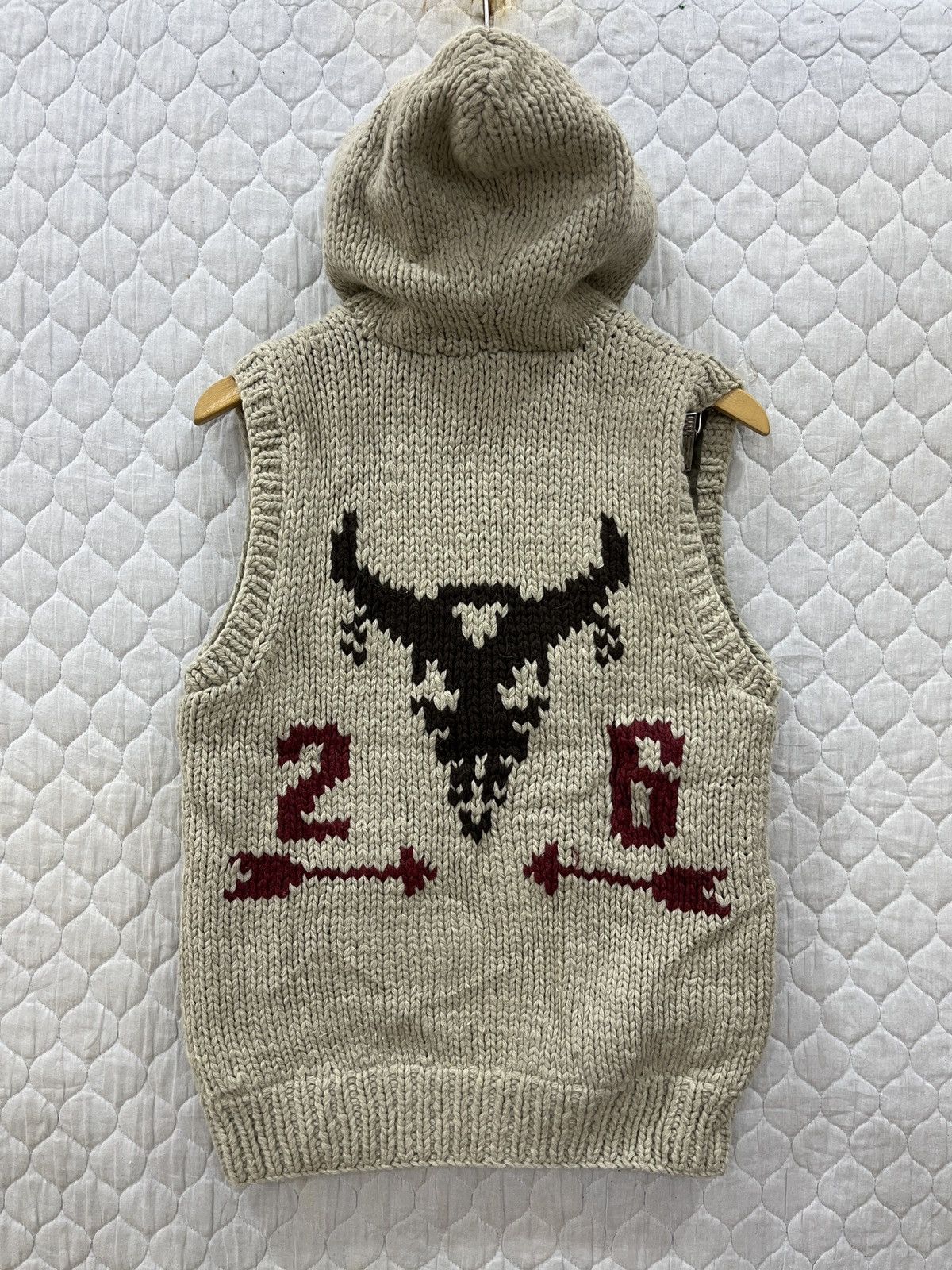 Avirex (Pp). VINTAGE AVIREX HOODIE KNITWEAR VEST Size US M / EU 48-50 / 2 - 4 Thumbnail