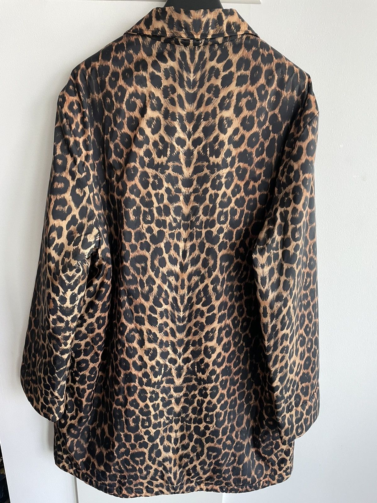 Hedi Slimane × Saint Laurent Paris × Yves Saint Laurent $4k Value Super Runway Saint Laurent Leopard Coat Size US XL / EU 56 / 4 - 15 Thumbnail