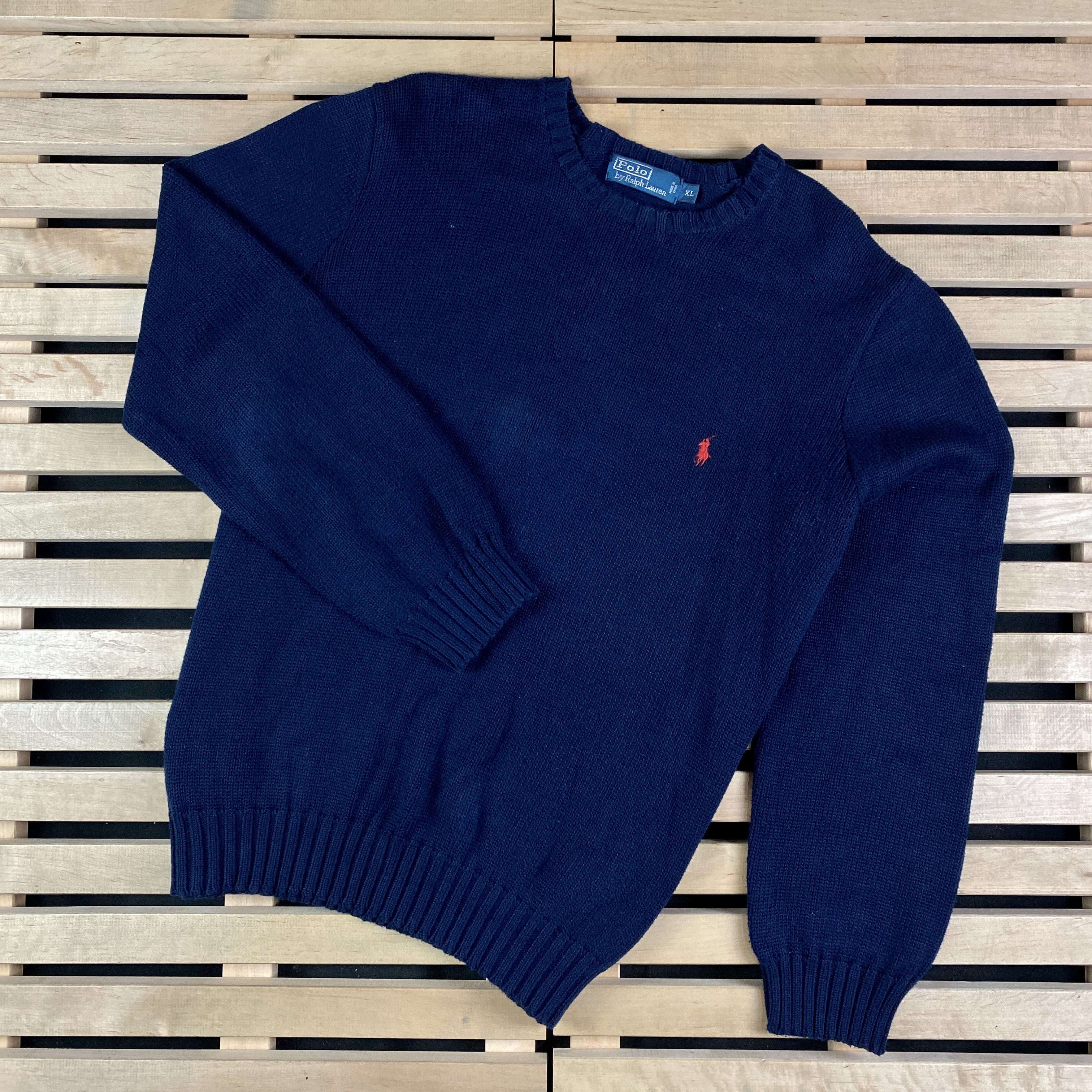 Polo Ralph Lauren × Ralph Lauren × Vintage Mens Sweater Polo Ralph Lauren Vintage Size XL Size US XL / EU 56 / 4 - 1 Thumbnail