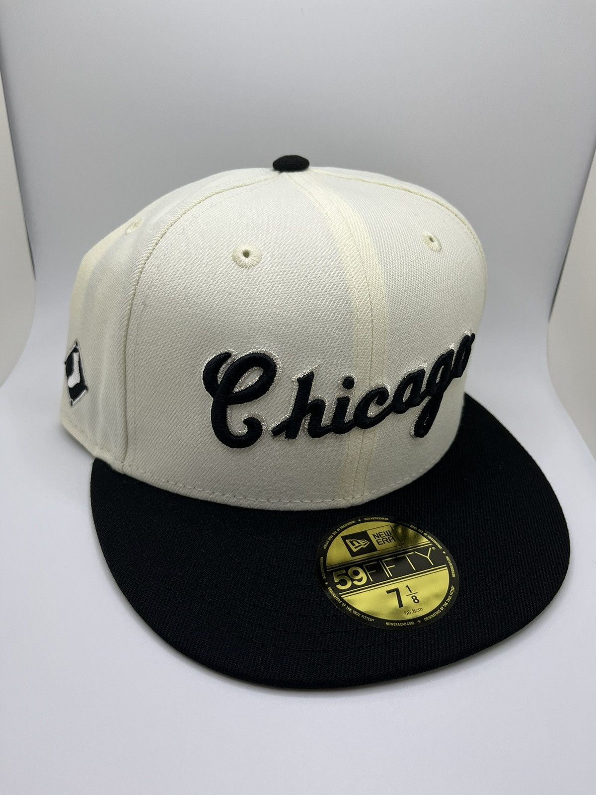 Burdeens New Era 59Fifty Chicago White Sox 7 3/8 Script Two 2 Tone DeRozan  USC