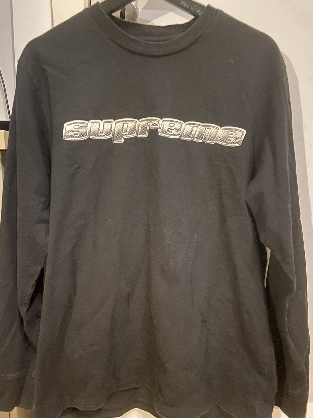 Supreme chrome logo l/s top