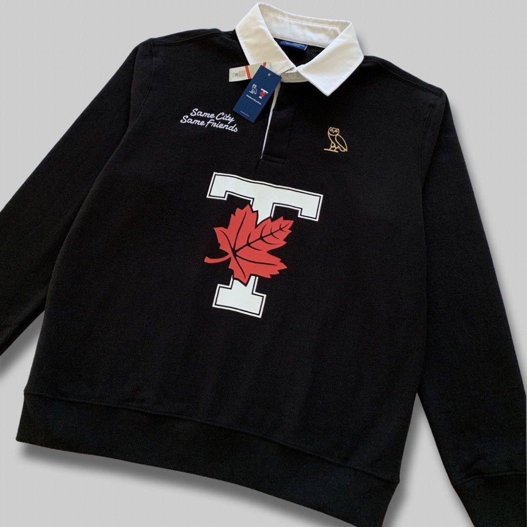 Drake OVO X UofT Rugby Polo - Black Size US XXL / EU 58 / 5 - 3 Thumbnail