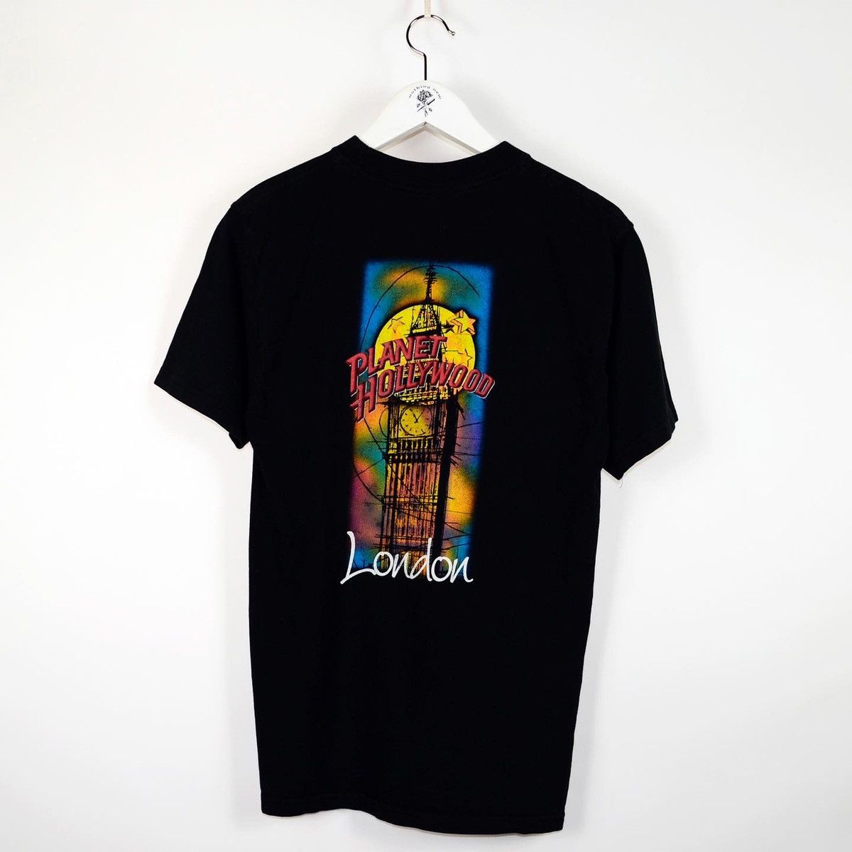 Hard Rock Cafe Vintage 90s Faded Hard Rock Cafe London Big Ben rare tee Size US S / EU 44-46 / 1 - 1 Thumbnail