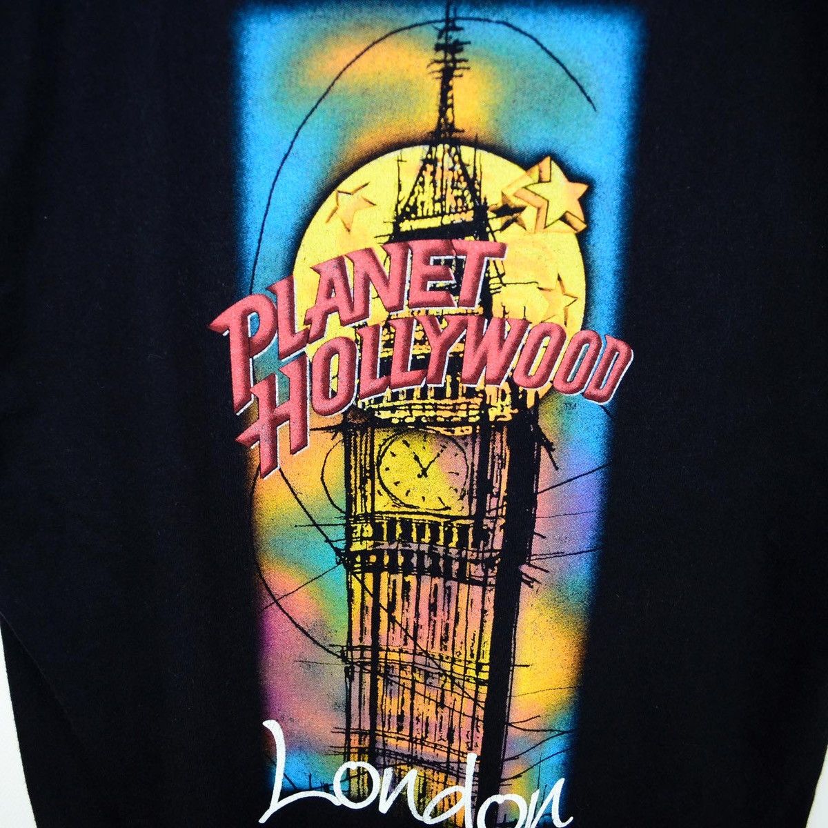 Hard Rock Cafe Vintage 90s Faded Hard Rock Cafe London Big Ben rare tee Size US S / EU 44-46 / 1 - 3 Thumbnail