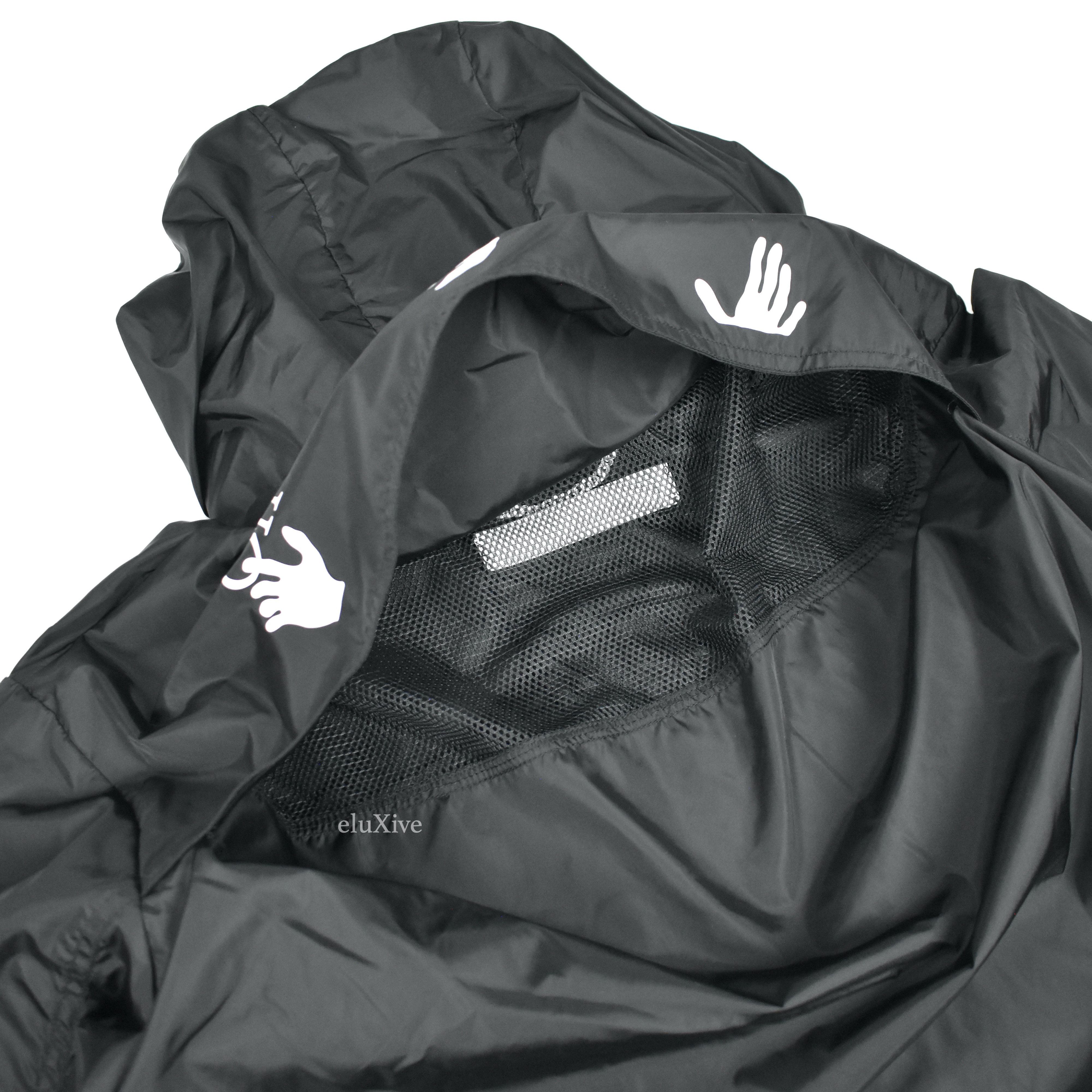 Off-White Off White Black Nylon Logo Print Rain Jacket NWT Size US M / EU 48-50 / 2 - 5 Thumbnail