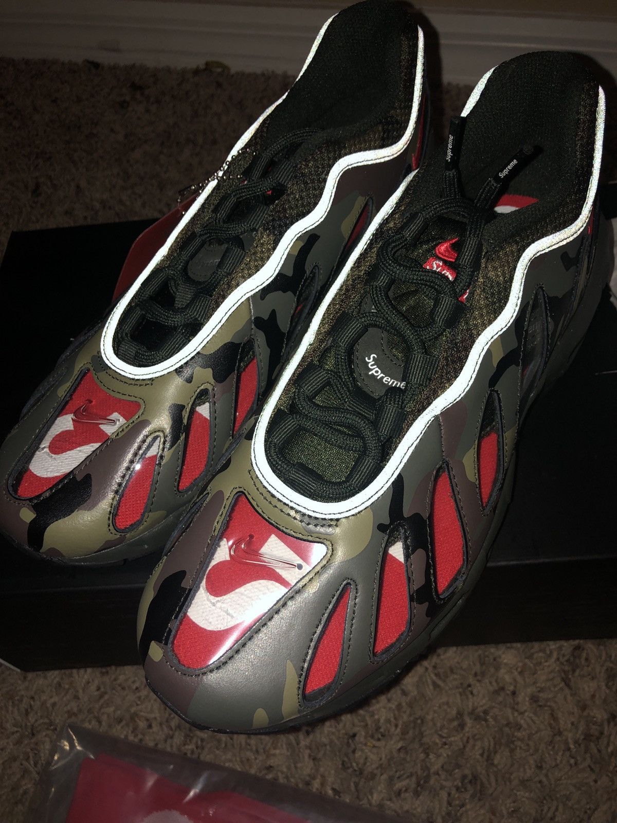 Nike × Supreme Supreme Nike Air Max 96 Camo Size US 9 / EU 42 - 1 Thumbnail