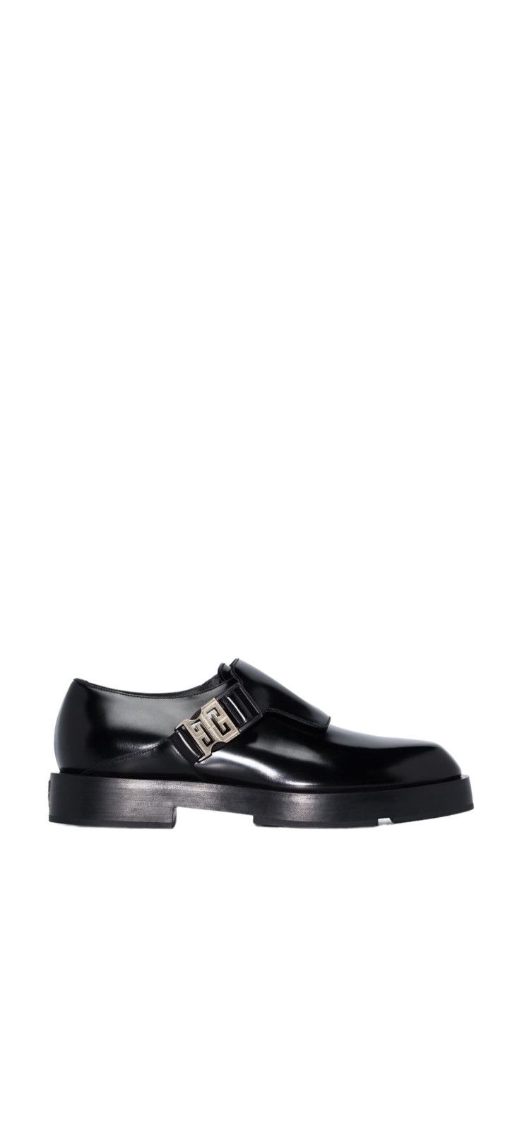 Givenchy 4G Buckle Leather Derby Shoes