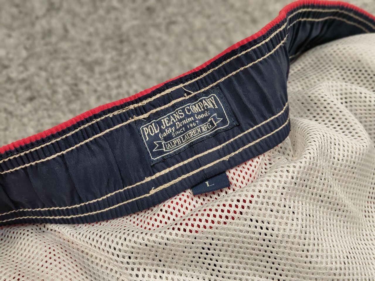 Polo Ralph Lauren Vintage 90's Ralph Lauren Shorts Red Logo Casual Streetwear Size US 34 / EU 50 - 14 Thumbnail