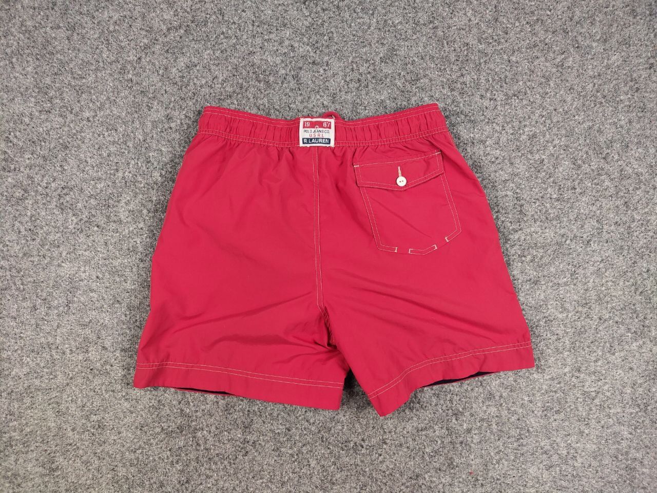 Polo Ralph Lauren Vintage 90's Ralph Lauren Shorts Red Logo Casual Streetwear Size US 34 / EU 50 - 9 Thumbnail