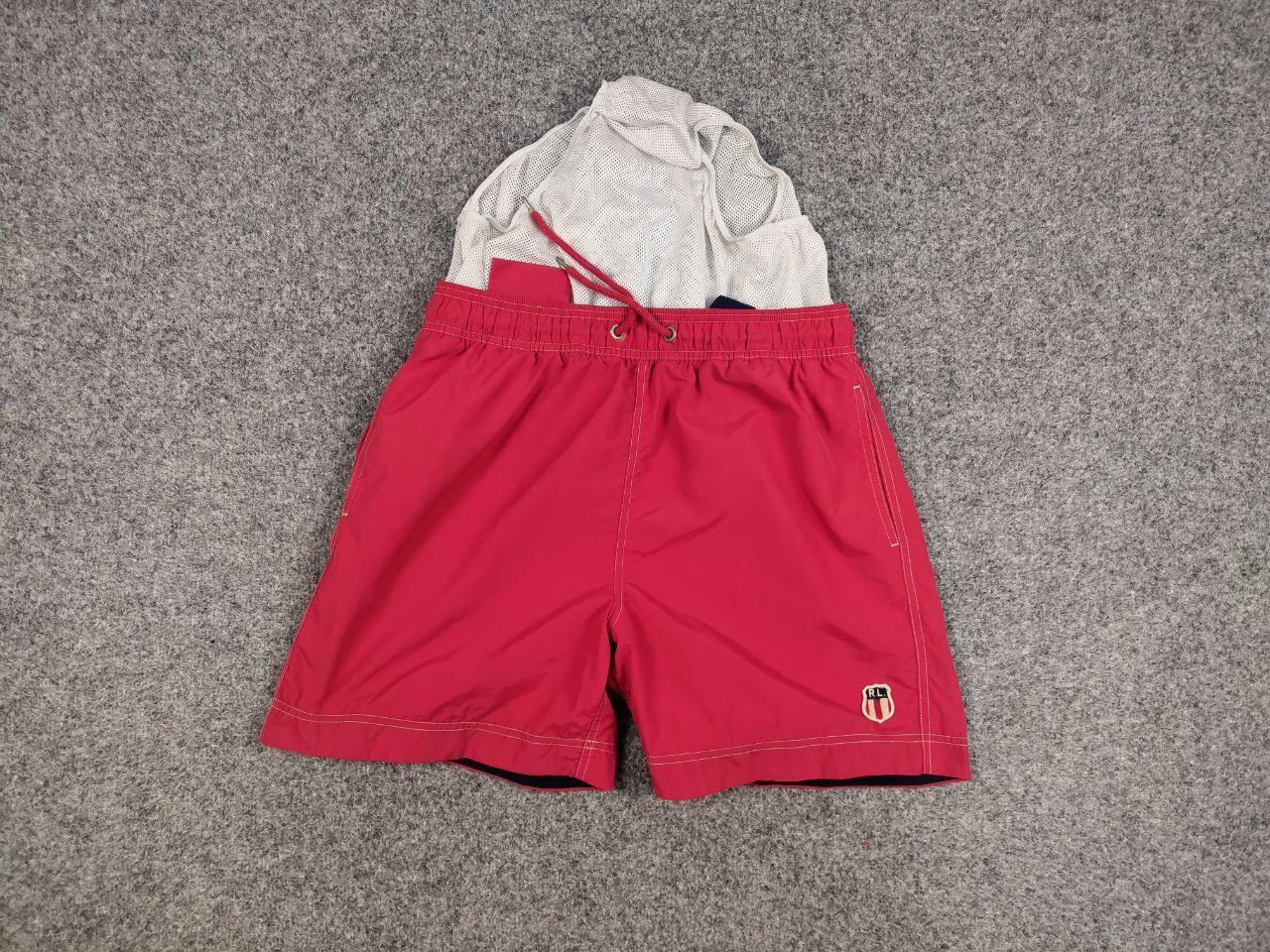 Polo Ralph Lauren Vintage 90's Ralph Lauren Shorts Red Logo Casual Streetwear Size US 34 / EU 50 - 13 Thumbnail