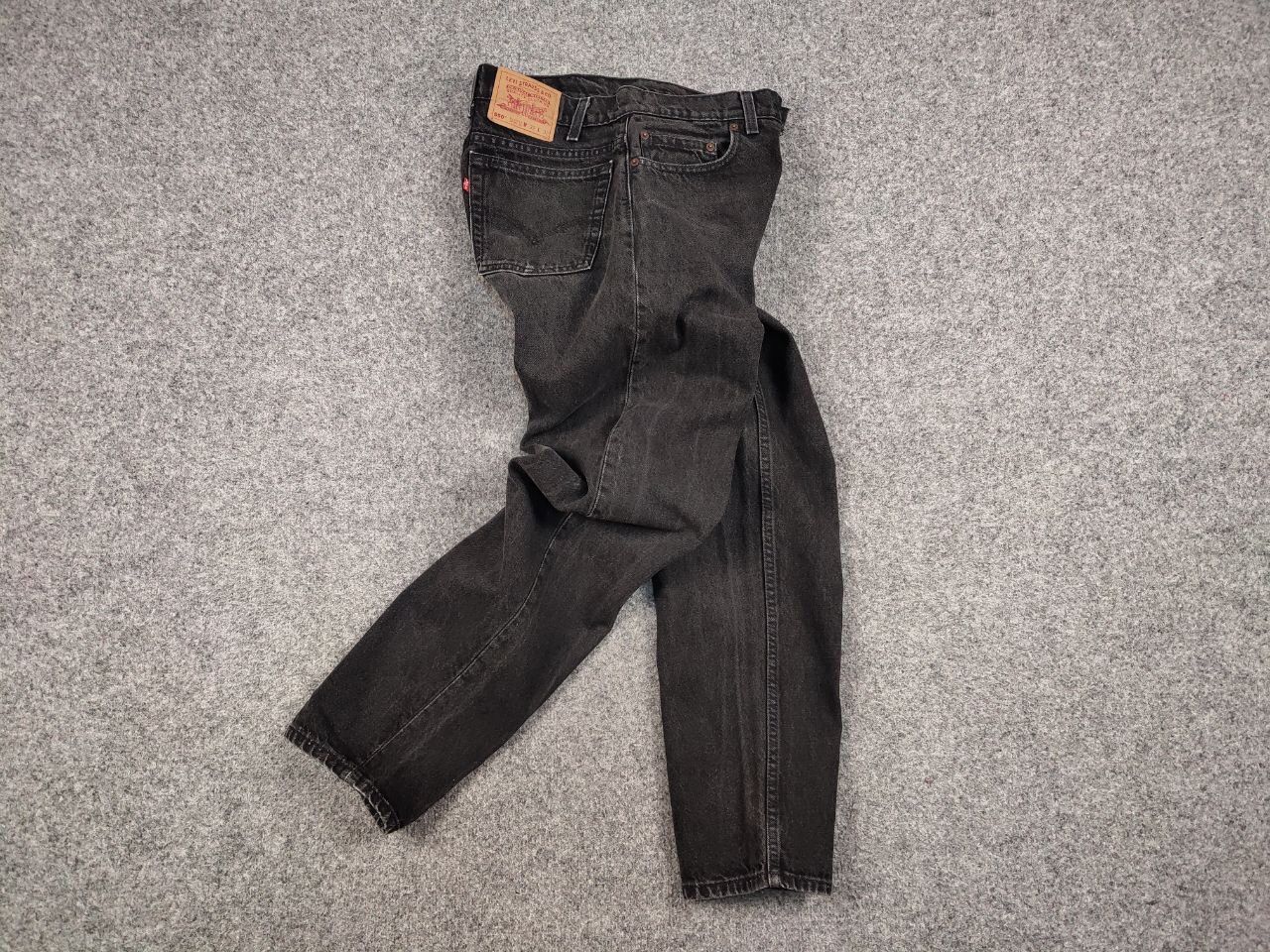 Levi's Vintage 90's levis 550 Black Denim mom Jeans Made in USA Size 32" / US 10 / IT 46 - 16 Thumbnail