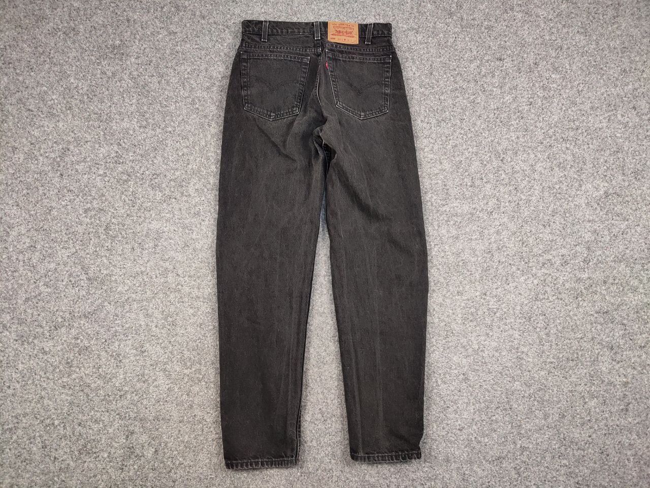 Levi's Vintage 90's levis 550 Black Denim mom Jeans Made in USA Size 32" / US 10 / IT 46 - 13 Thumbnail