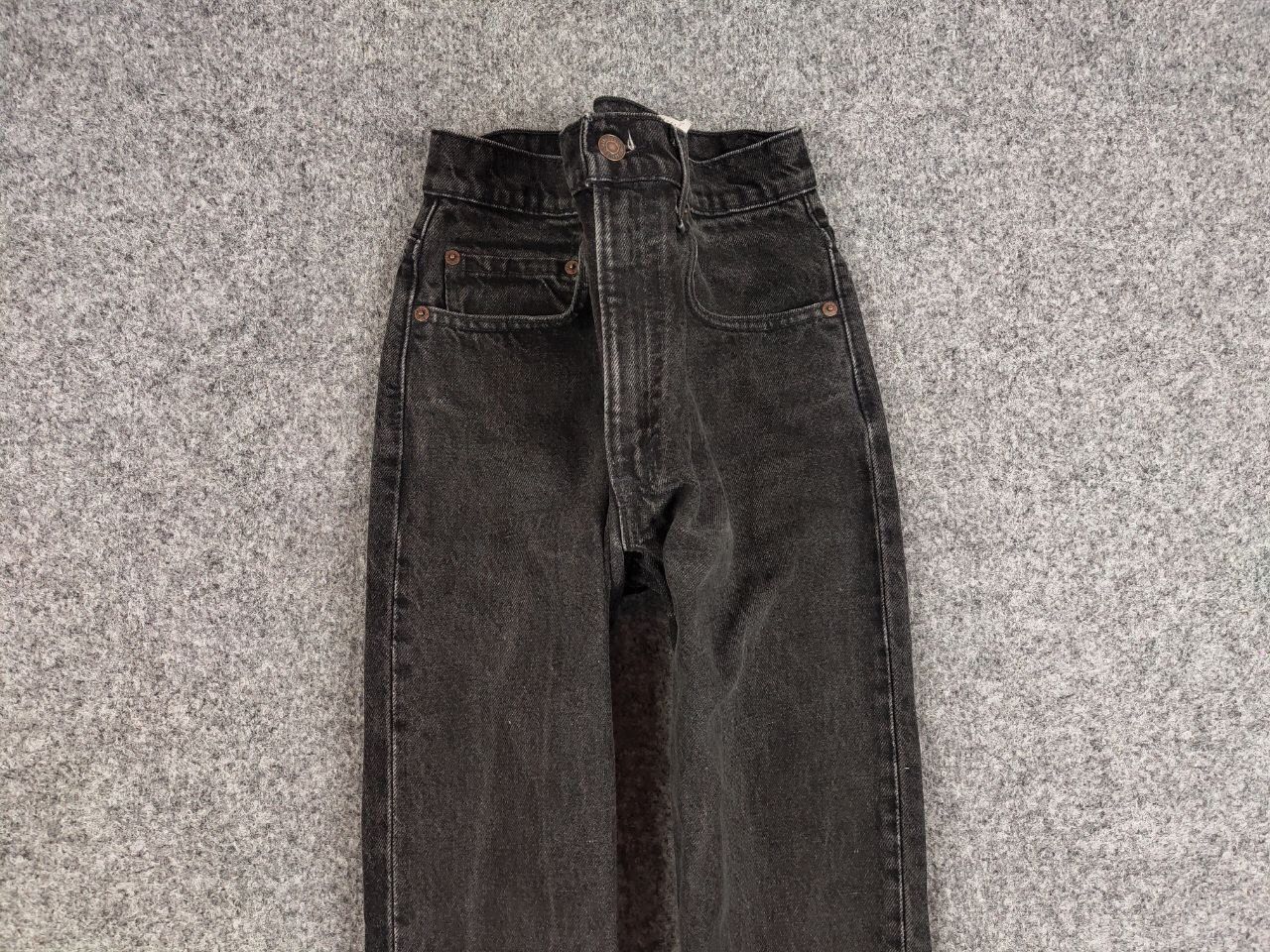 Levi's Vintage 90's levis 550 Black Denim mom Jeans Made in USA Size 32" / US 10 / IT 46 - 6 Thumbnail
