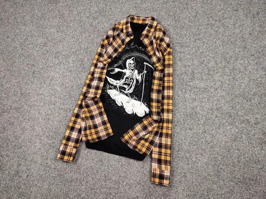 Flannel Vintage Flannel Shirt Travis Scott Style Size US M / EU 48-50 / 2 - 3 Thumbnail