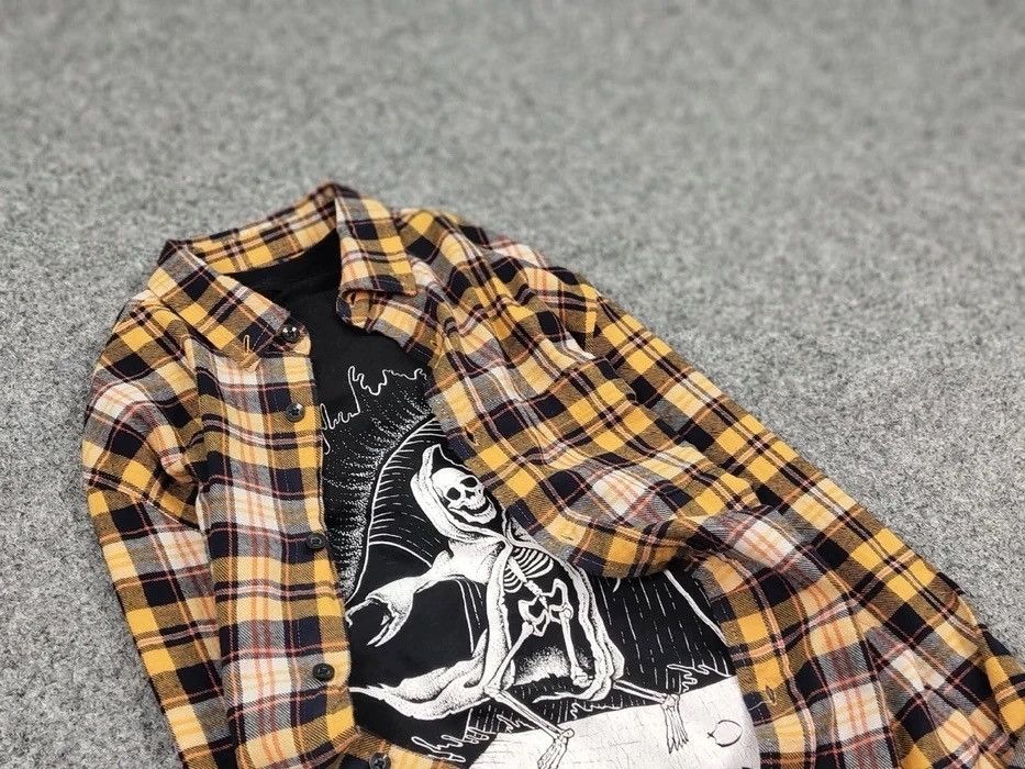 Flannel Vintage Flannel Shirt Travis Scott Style Size US M / EU 48-50 / 2 - 11 Thumbnail