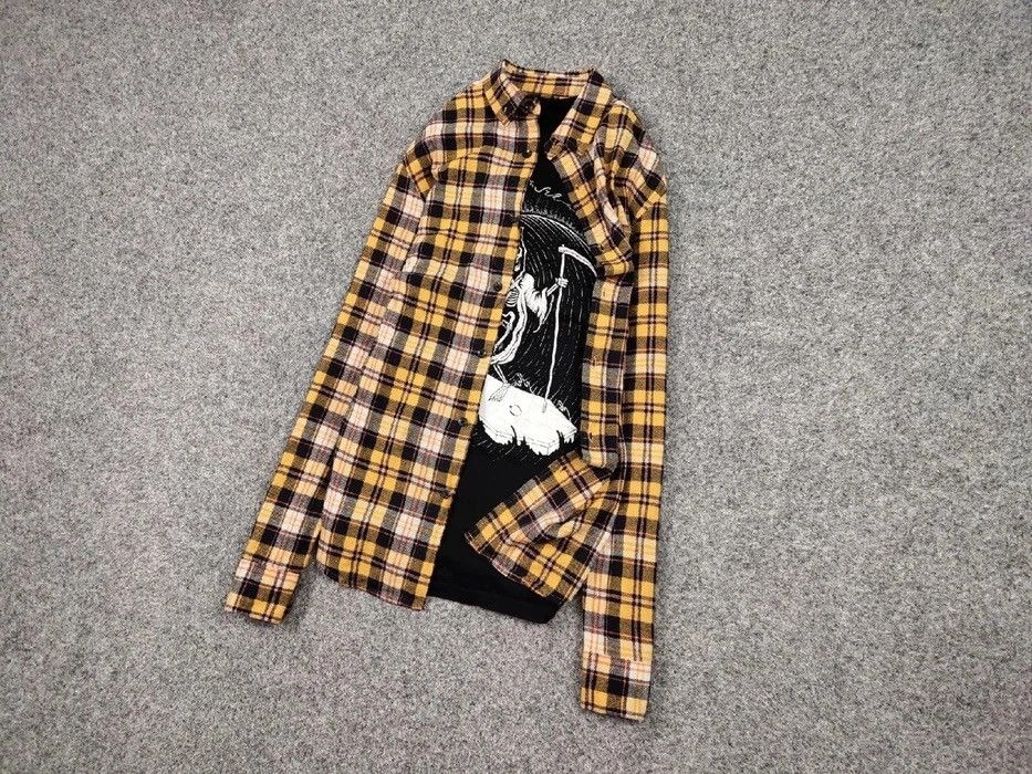Flannel Vintage Flannel Shirt Travis Scott Style Size US M / EU 48-50 / 2 - 7 Thumbnail