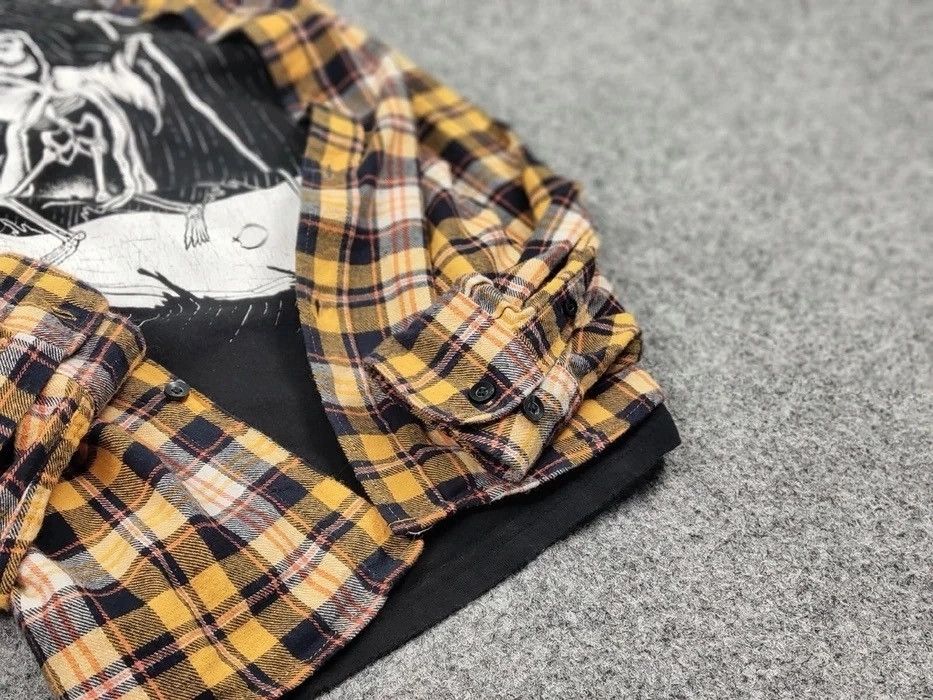Flannel Vintage Flannel Shirt Travis Scott Style Size US M / EU 48-50 / 2 - 10 Thumbnail