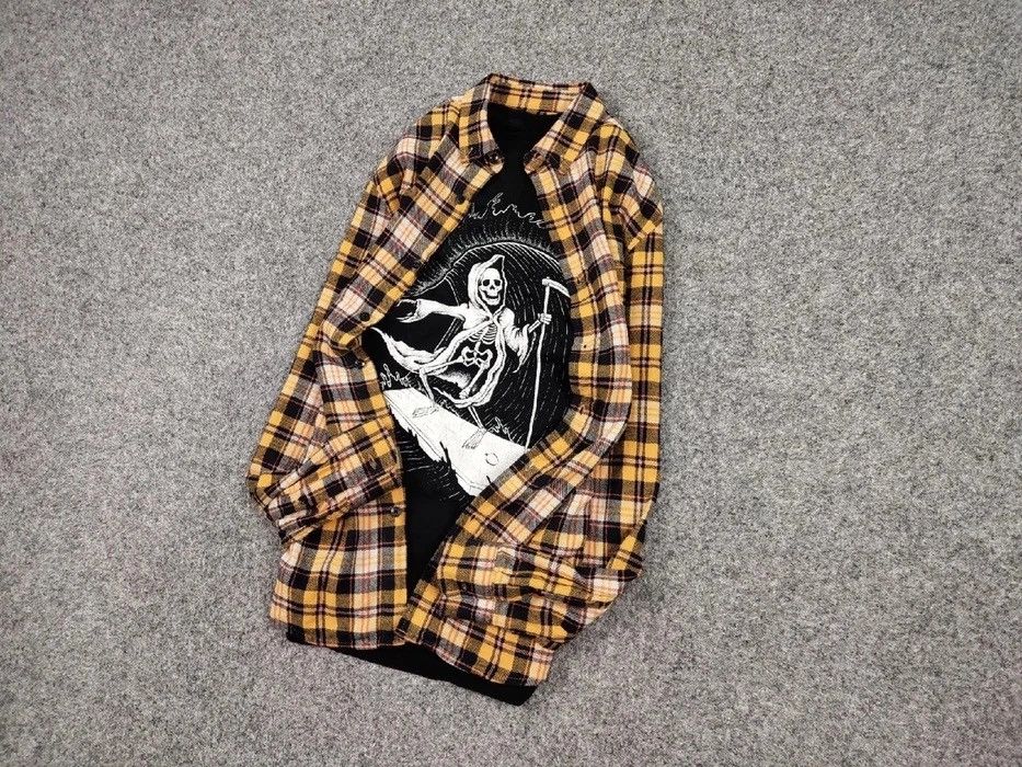 Flannel Vintage Flannel Shirt Travis Scott Style Size US M / EU 48-50 / 2 - 9 Thumbnail