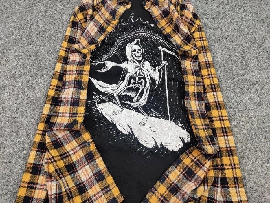 Flannel Vintage Flannel Shirt Travis Scott Style Size US M / EU 48-50 / 2 - 6 Thumbnail