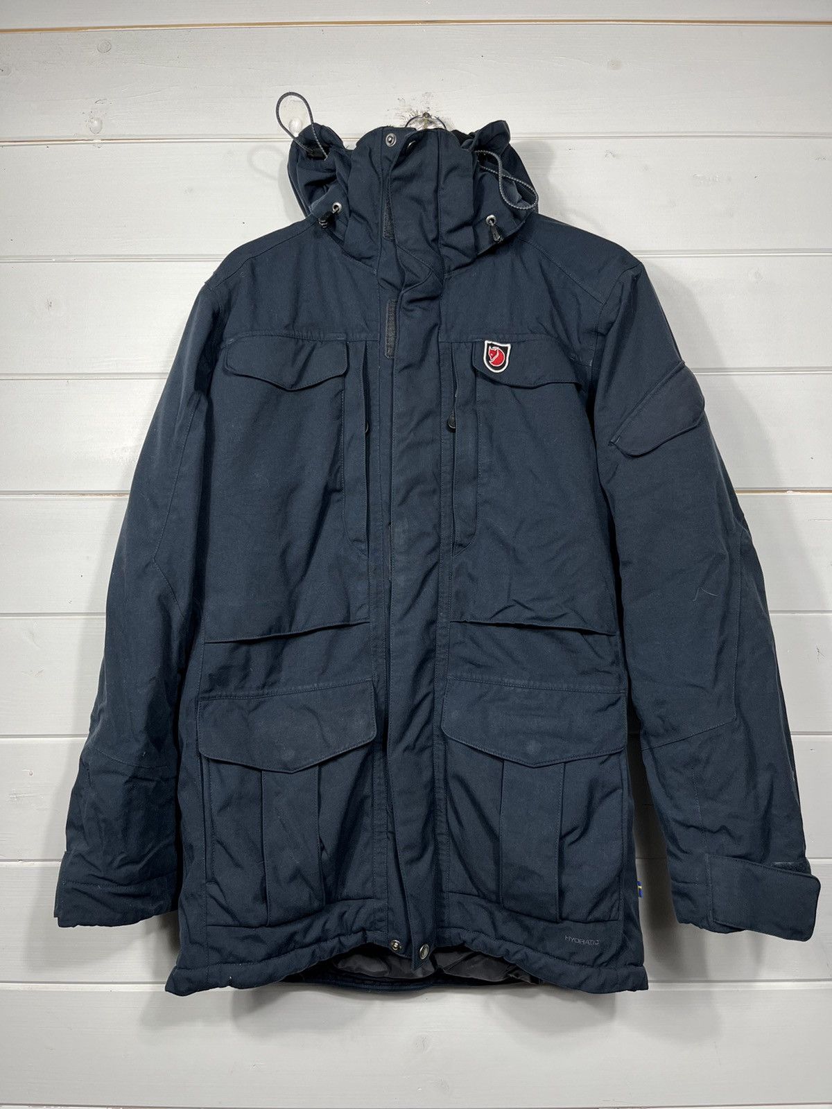 Fjallraven Yupik Hydratic Parka Size XS Blue