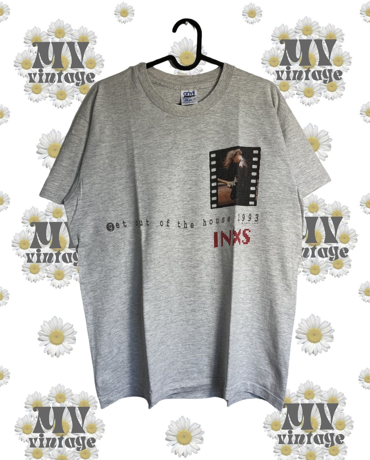 INXS '93 Vintage Rock Tour Band Metal Tee