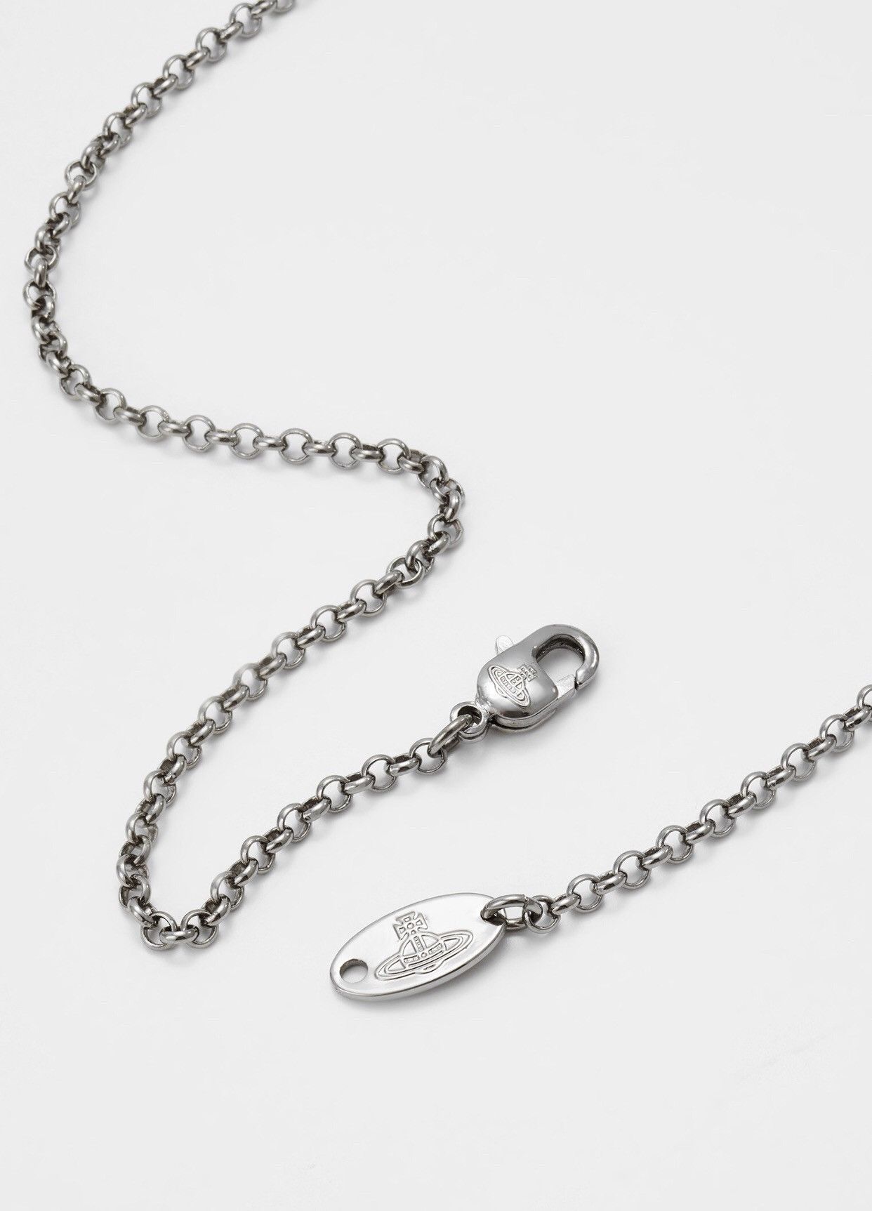 Vivienne Westwood Vivienne Westwood Silver Necklace ORB Pendant Size ONE SIZE - 3 Thumbnail