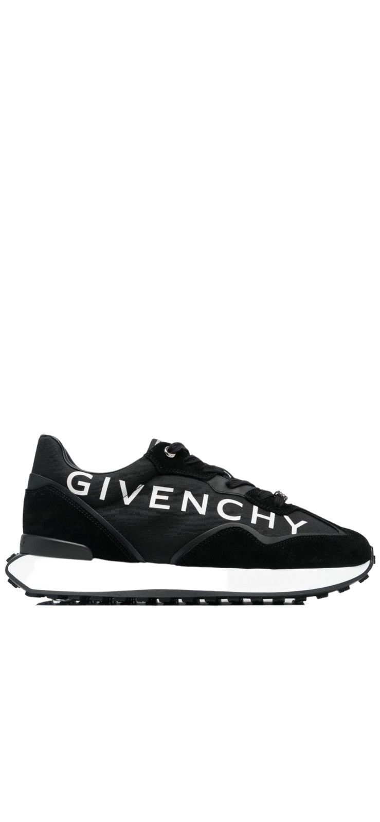 Givenchy Panelled Logo Suede Sneakers