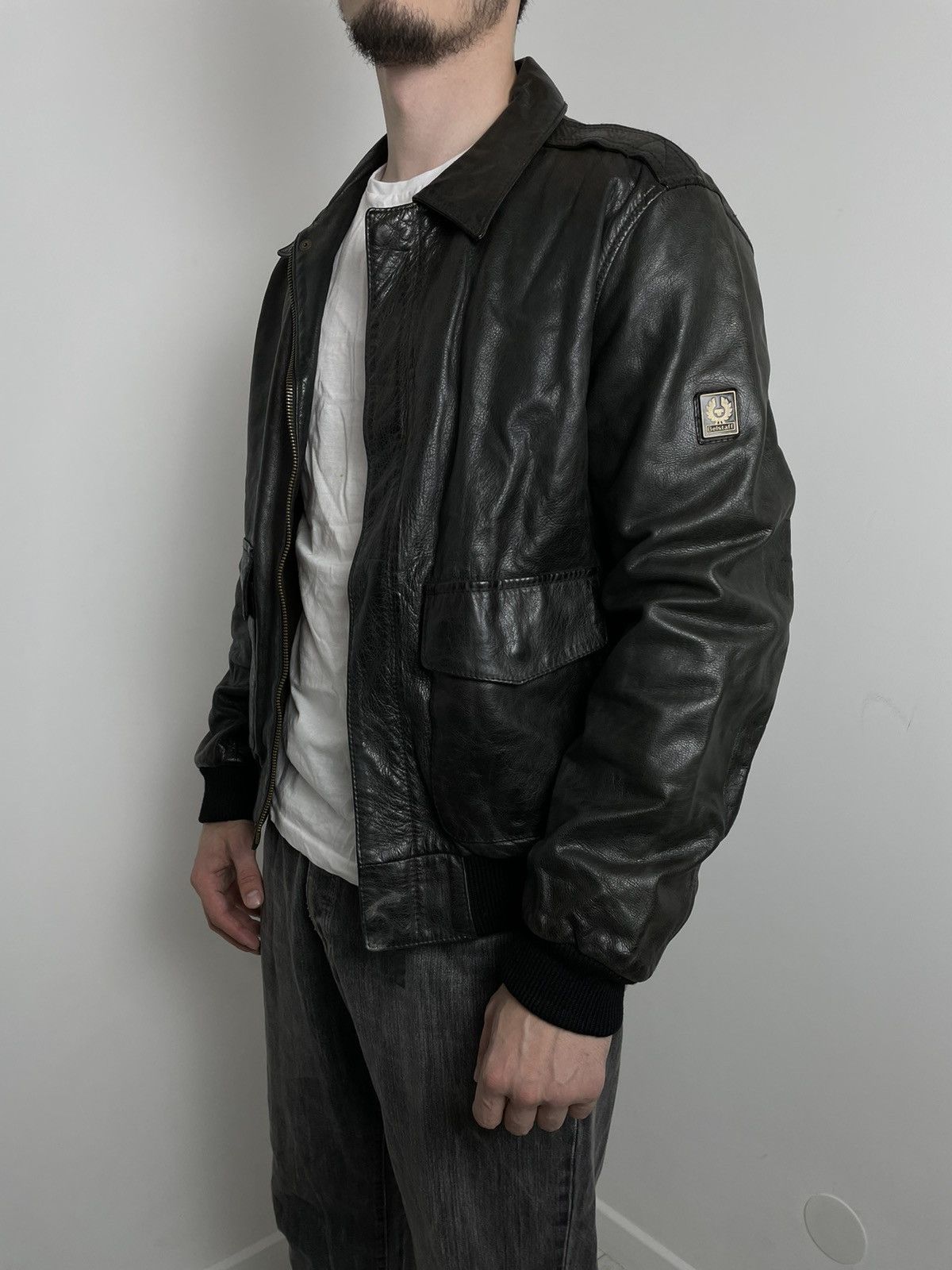 Belstaff Brad Pitt Belstaff 💥Very Rare Leather Jacket Benjamin Button Size US L / EU 52-54 / 3 - 11 Thumbnail