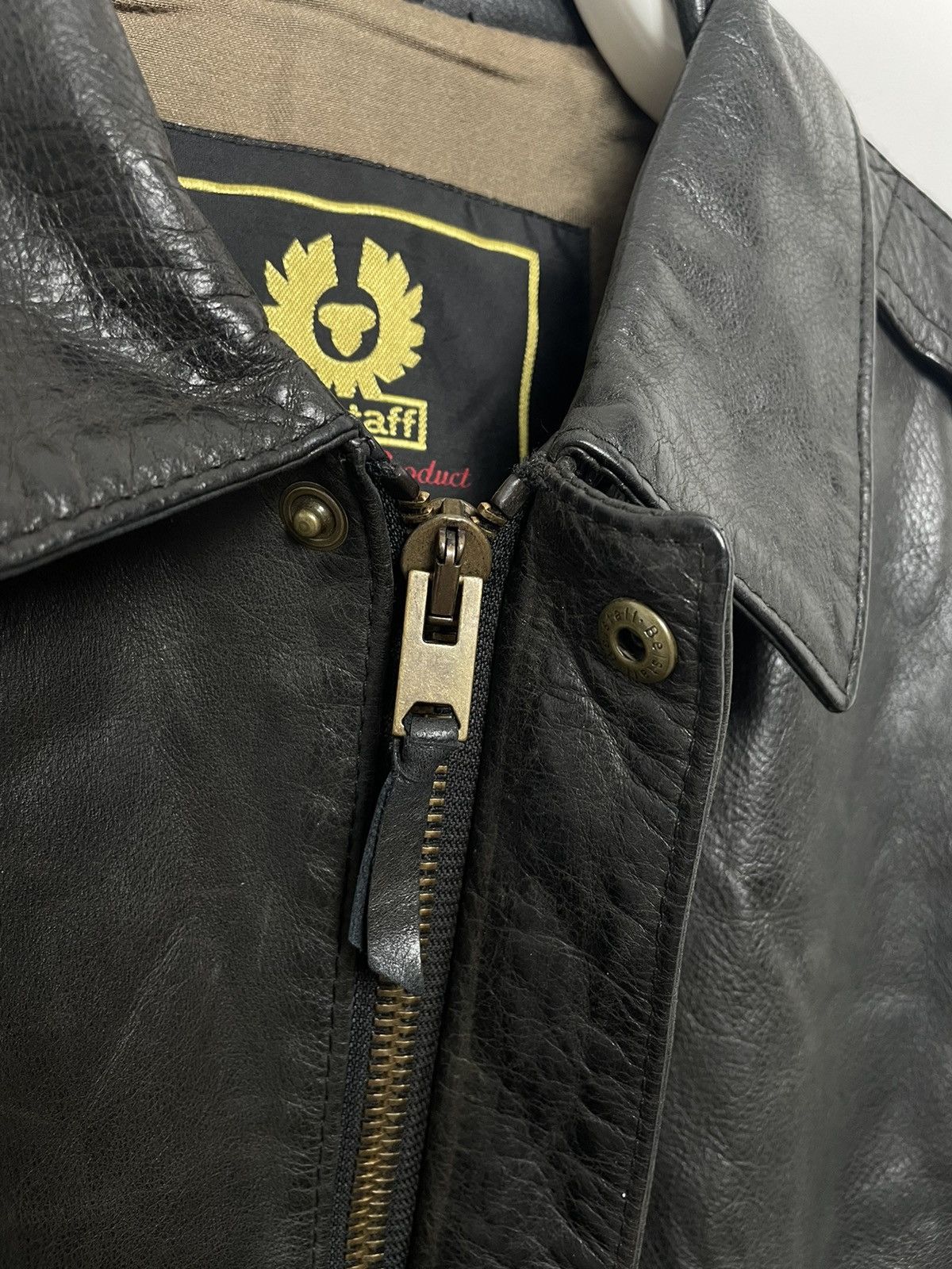 Belstaff Brad Pitt Belstaff 💥Very Rare Leather Jacket Benjamin Button Size US L / EU 52-54 / 3 - 17 Thumbnail
