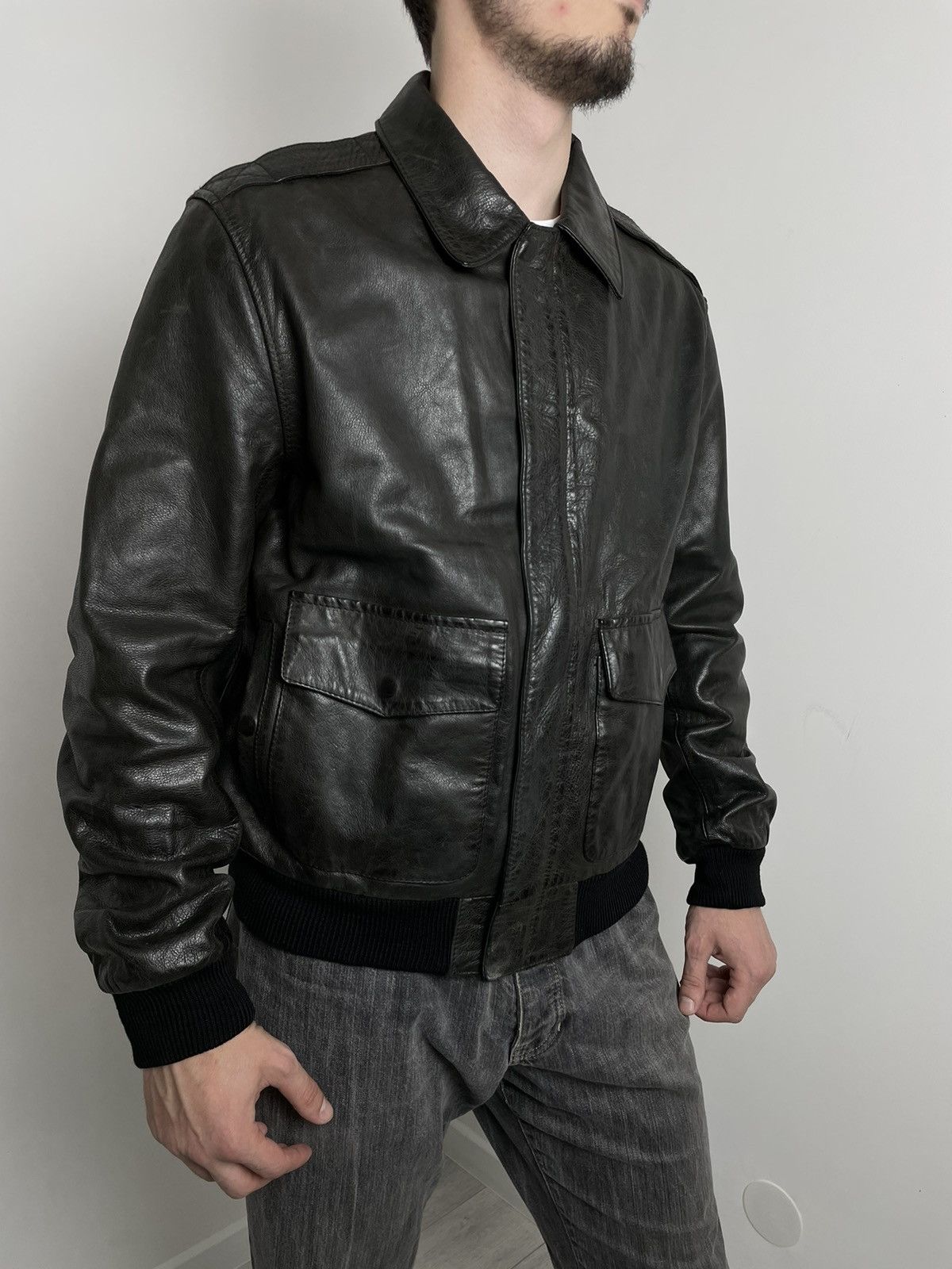 Belstaff Brad Pitt Belstaff 💥Very Rare Leather Jacket Benjamin Button Size US L / EU 52-54 / 3 - 8 Thumbnail
