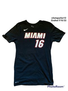 Lamar Odom Vintage Miami Heat Nike Authentic Basketball Jersey (52)