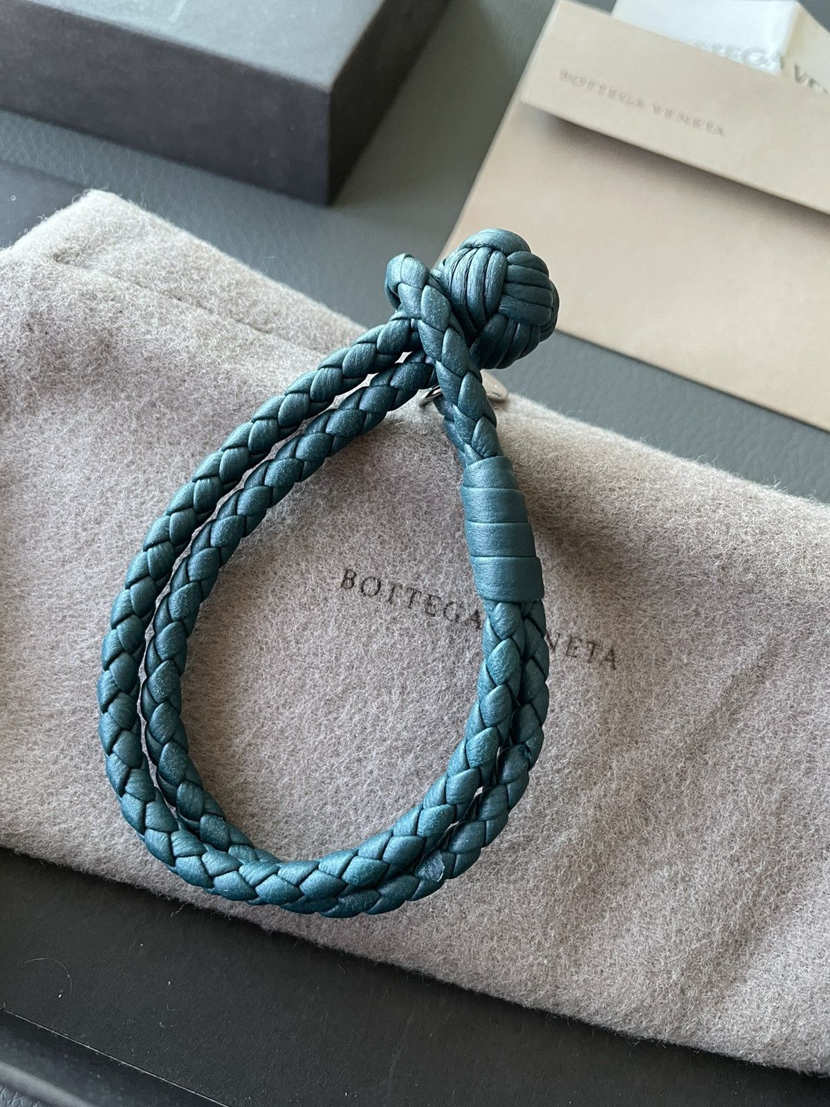 Rare Runway LimitedEdition Brand New Woven Leather Bracelet