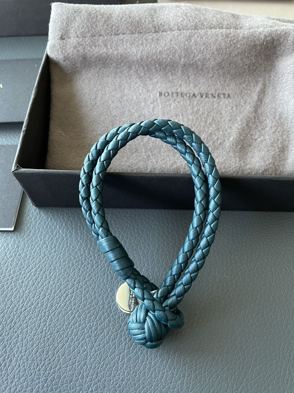 Rare Runway LimitedEdition Brand New Woven Leather Bracelet