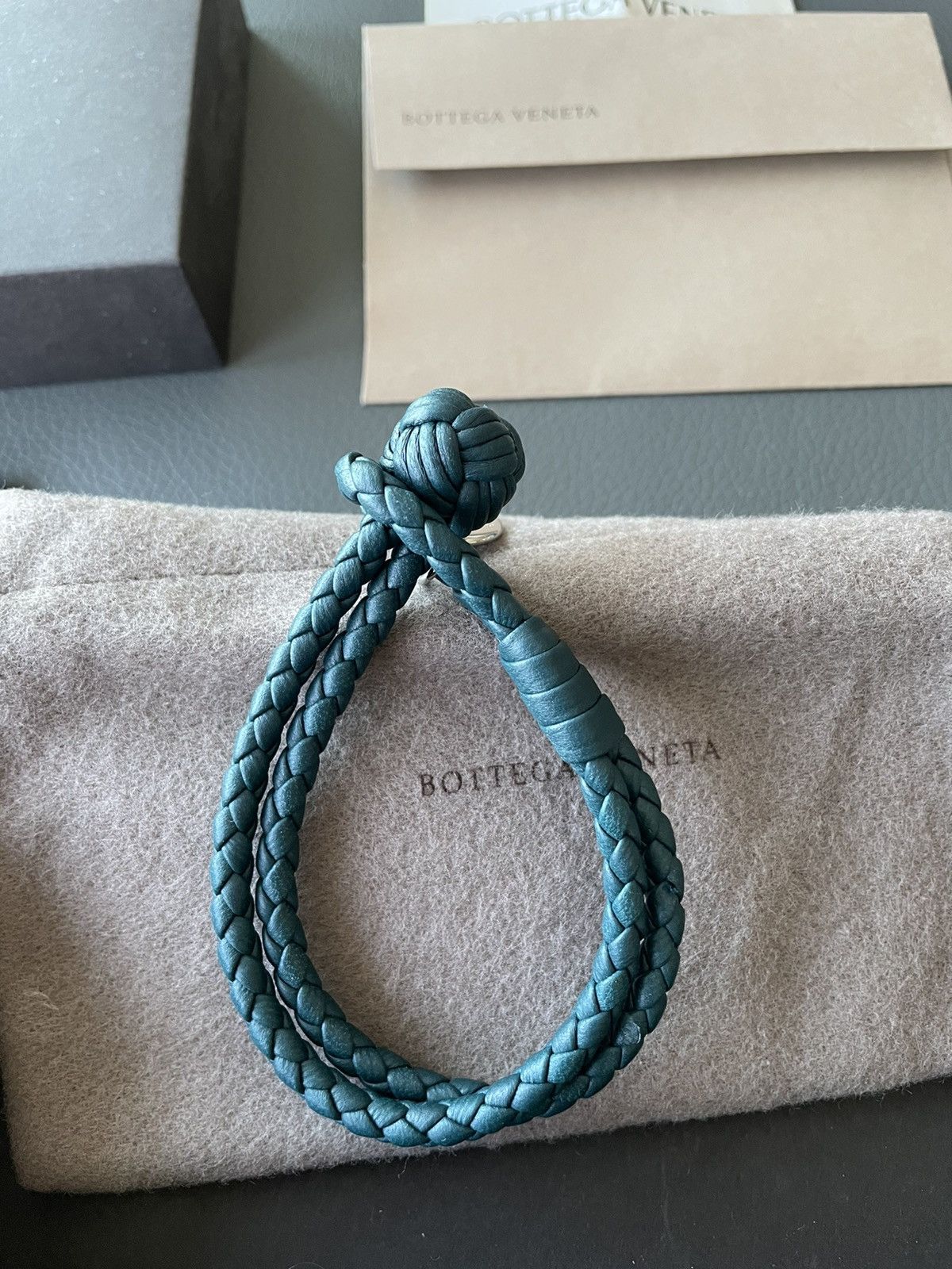 Rare Runway LimitedEdition Brand New Woven Leather Bracelet