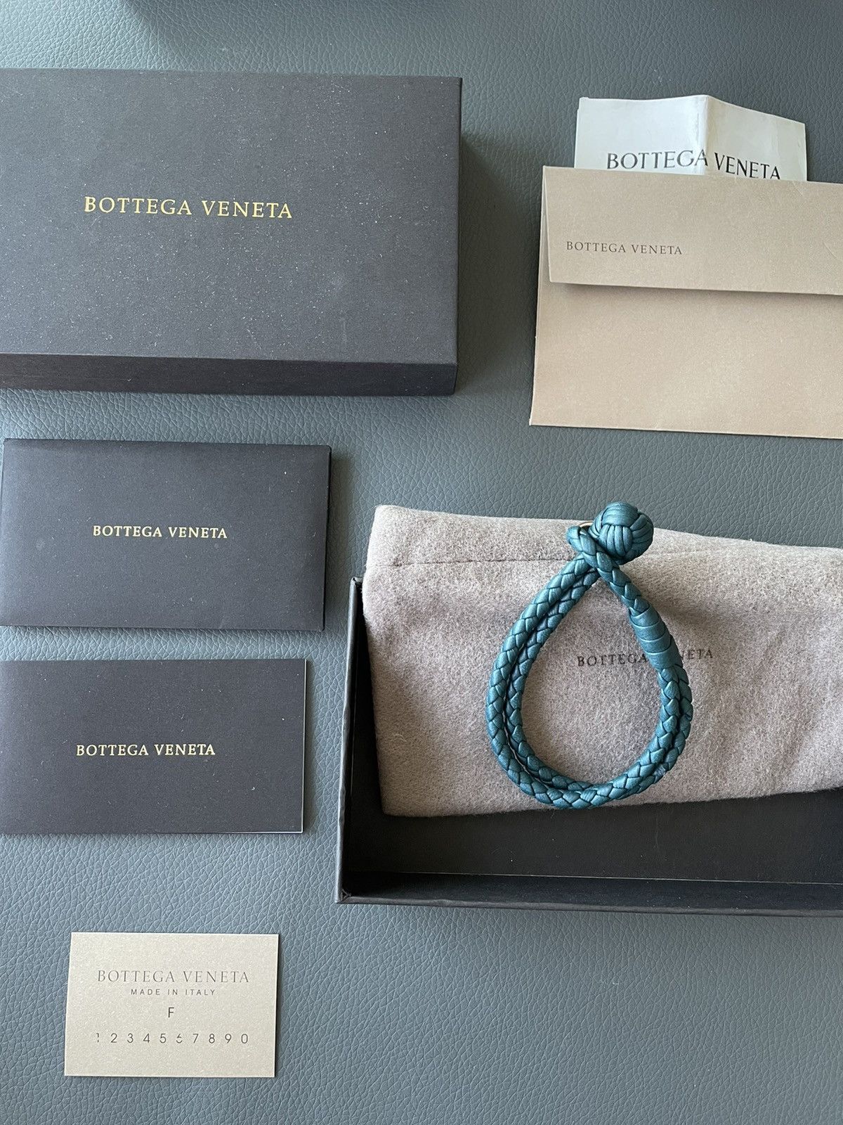 Rare Runway LimitedEdition Brand New Woven Leather Bracelet