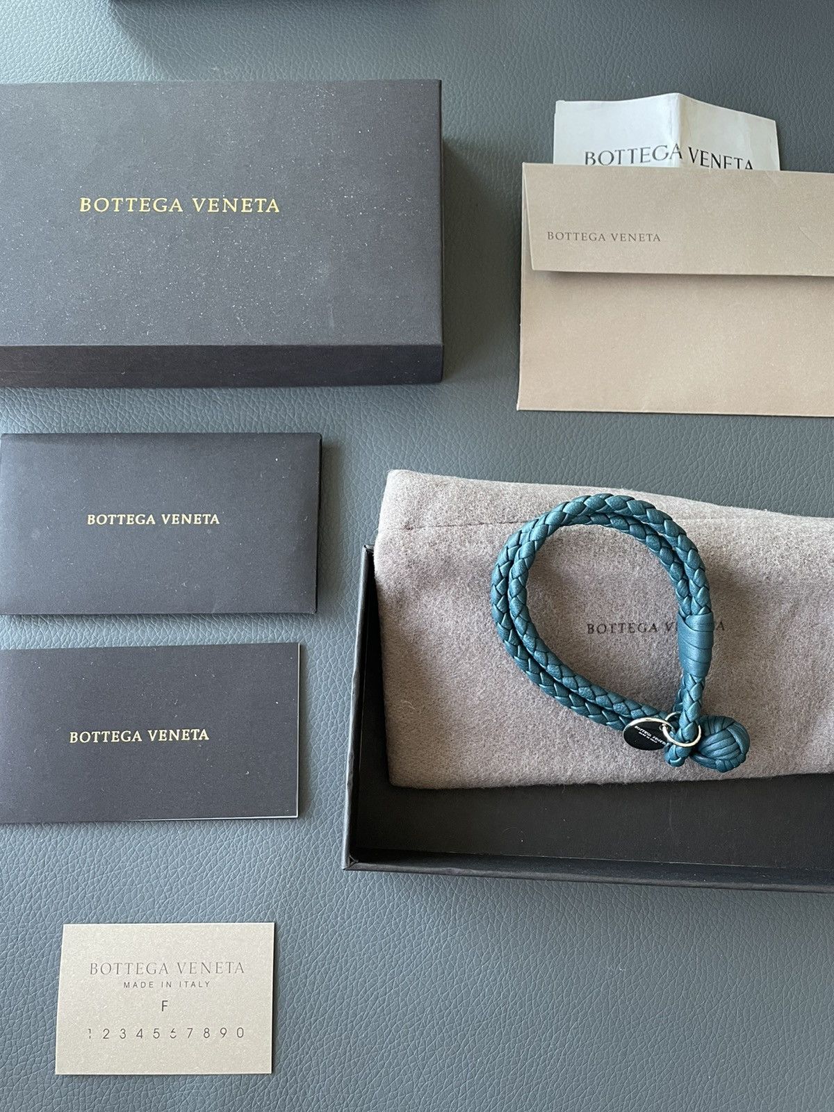 Rare Runway LimitedEdition Brand New Woven Leather Bracelet