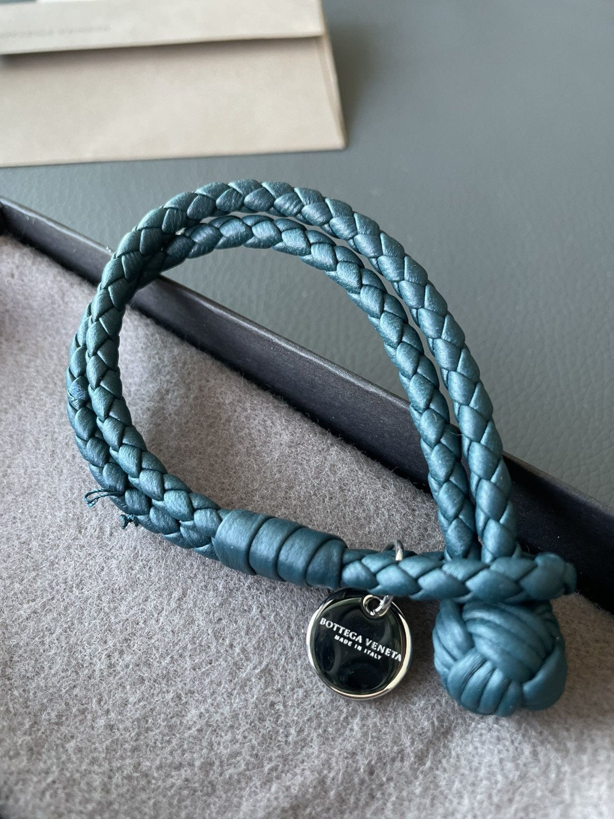 Rare Runway LimitedEdition Brand New Woven Leather Bracelet