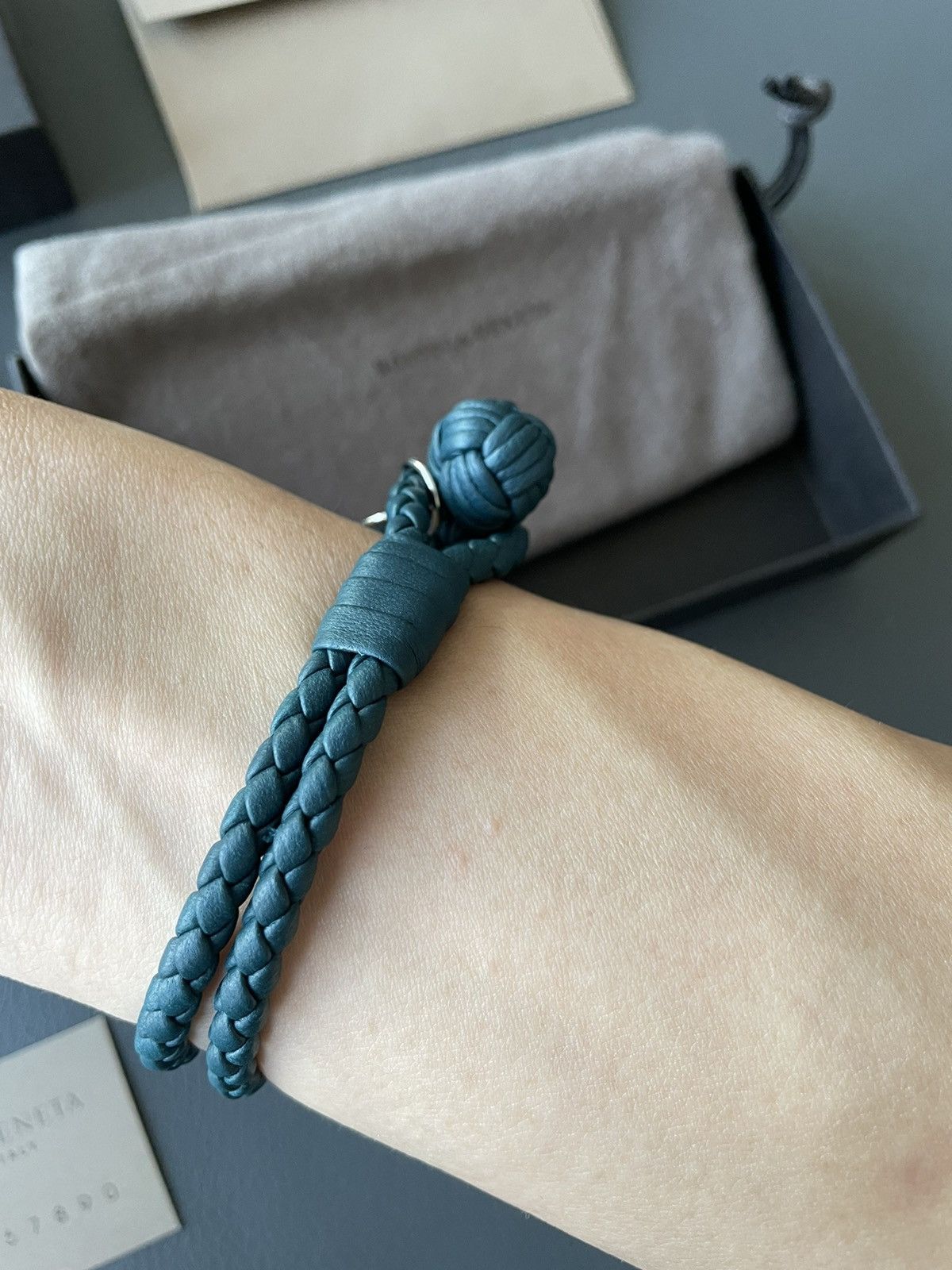 Rare Runway LimitedEdition Brand New Woven Leather Bracelet