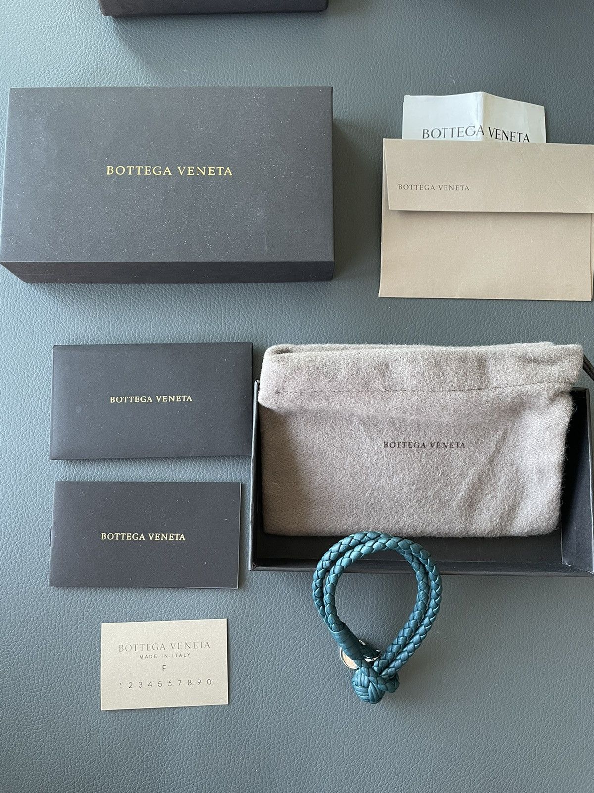 Rare Runway LimitedEdition Brand New Woven Leather Bracelet