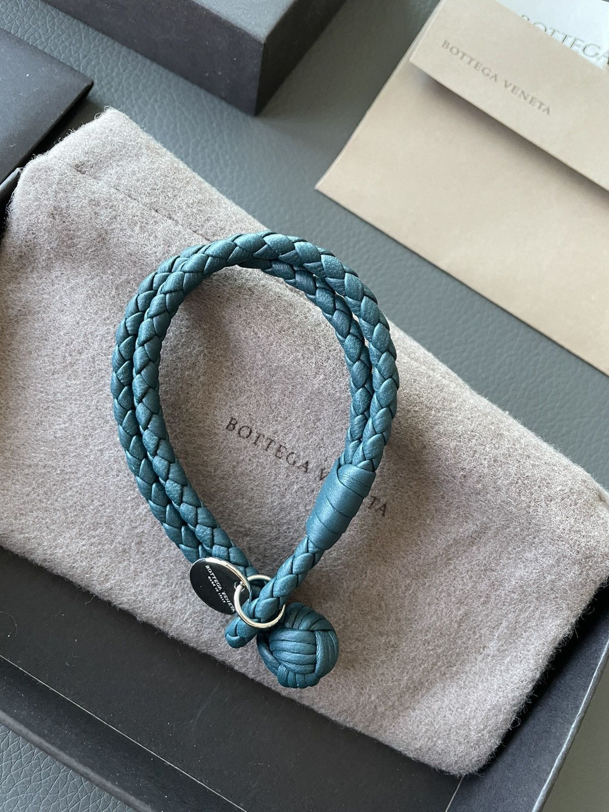 Rare Runway LimitedEdition Brand New Woven Leather Bracelet