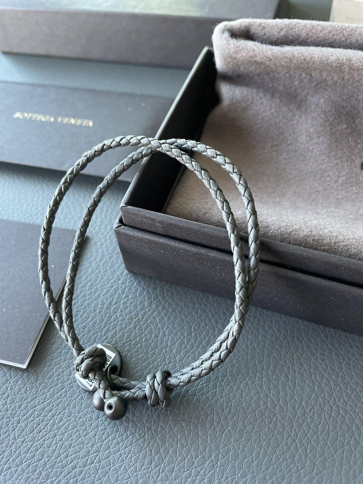 Bottega Veneta Brand New Iconic LimitedEdition Leather Bracelet Adjustable Size ONE SIZE - 8 Thumbnail